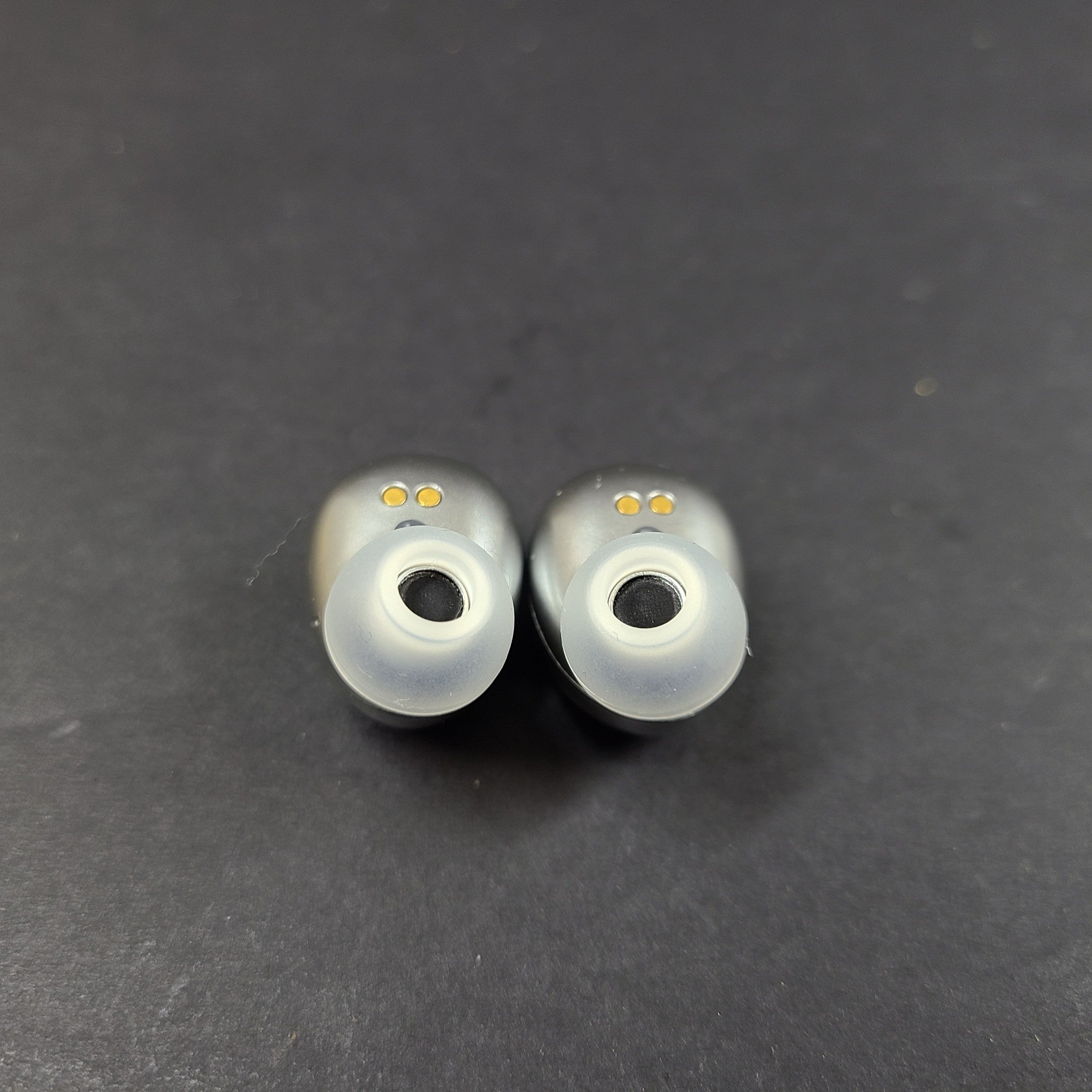 KEF Mu3 Noise Cancelling True Wireless Earphones Earbuds - Aluminium Silve