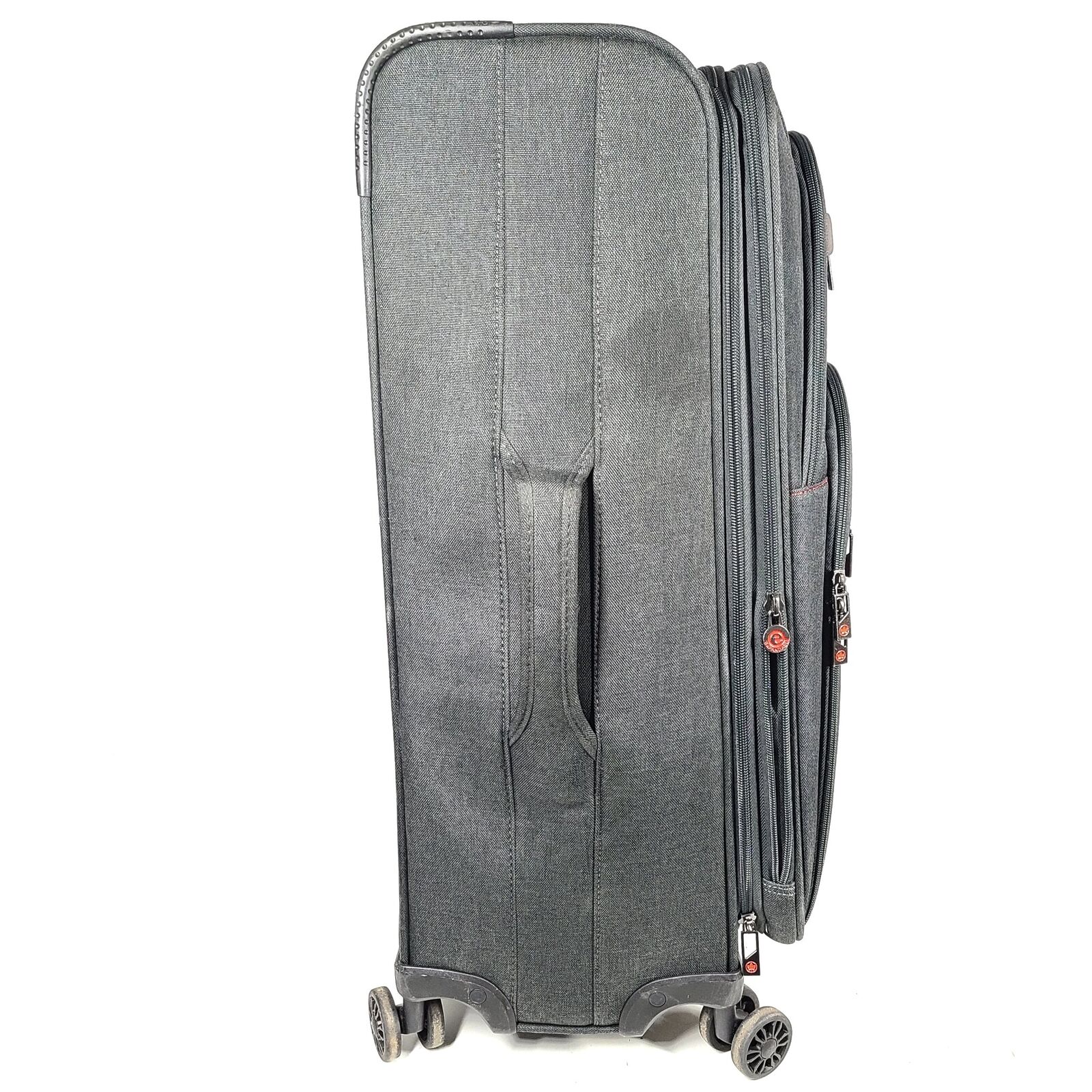 Air Canada 27" Spinner Softside Luggage Expandable Lightweight Suitcase Gray
