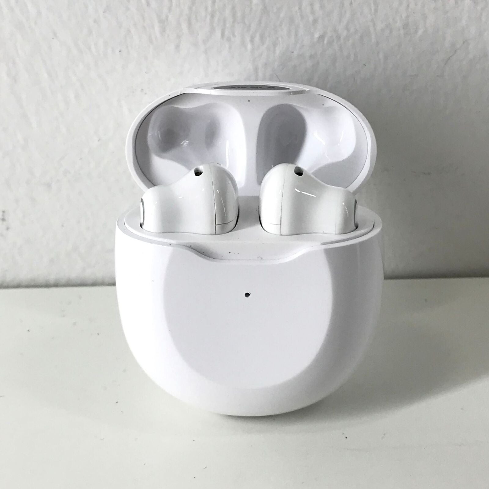 AIKELA TWS S12 True Wireless Earbuds with LED Charging Case - White