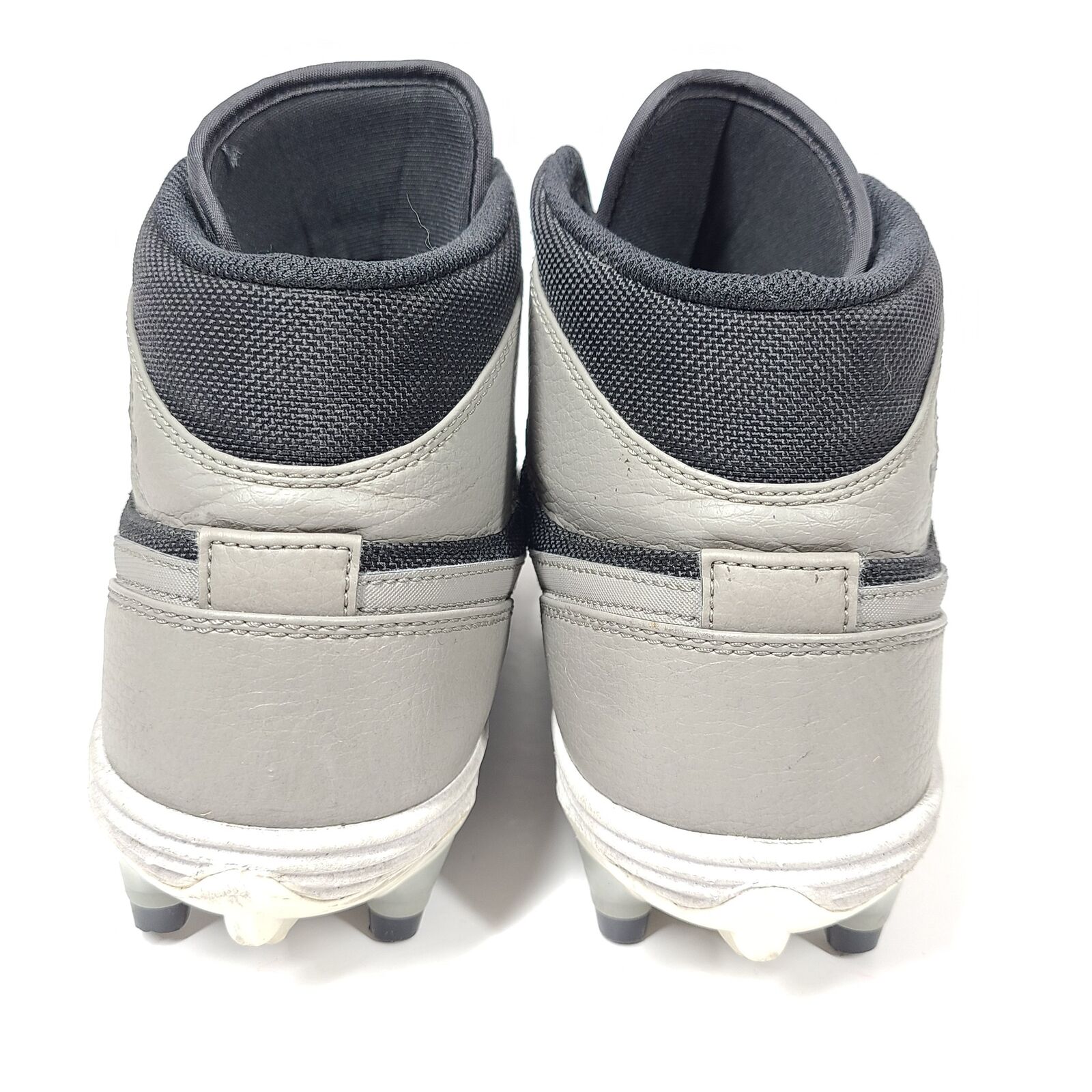 Nike Men's Jordan 1 Mid TD Cleat 'Shadow' Football Cleats AR5604-002 Gray Sz 10