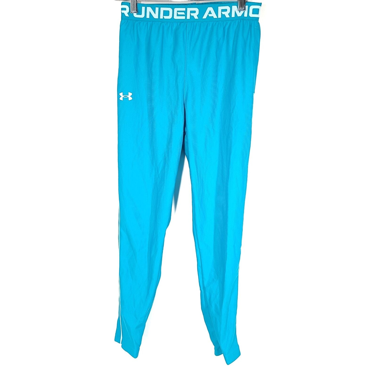 Under Armour Girls' Armour Ankle Crop Pants Blue Youth Sz M