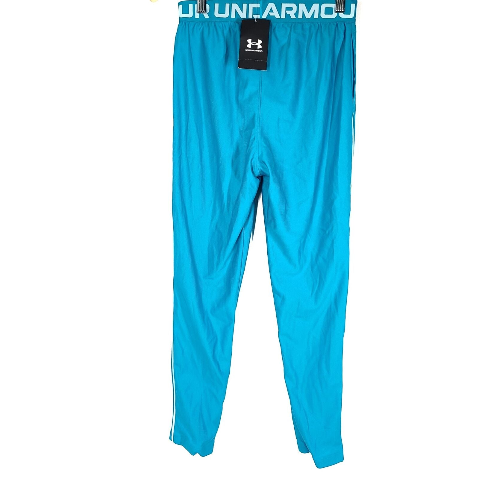 Under Armour Girls' Armour Ankle Crop Pants Blue Youth Sz M