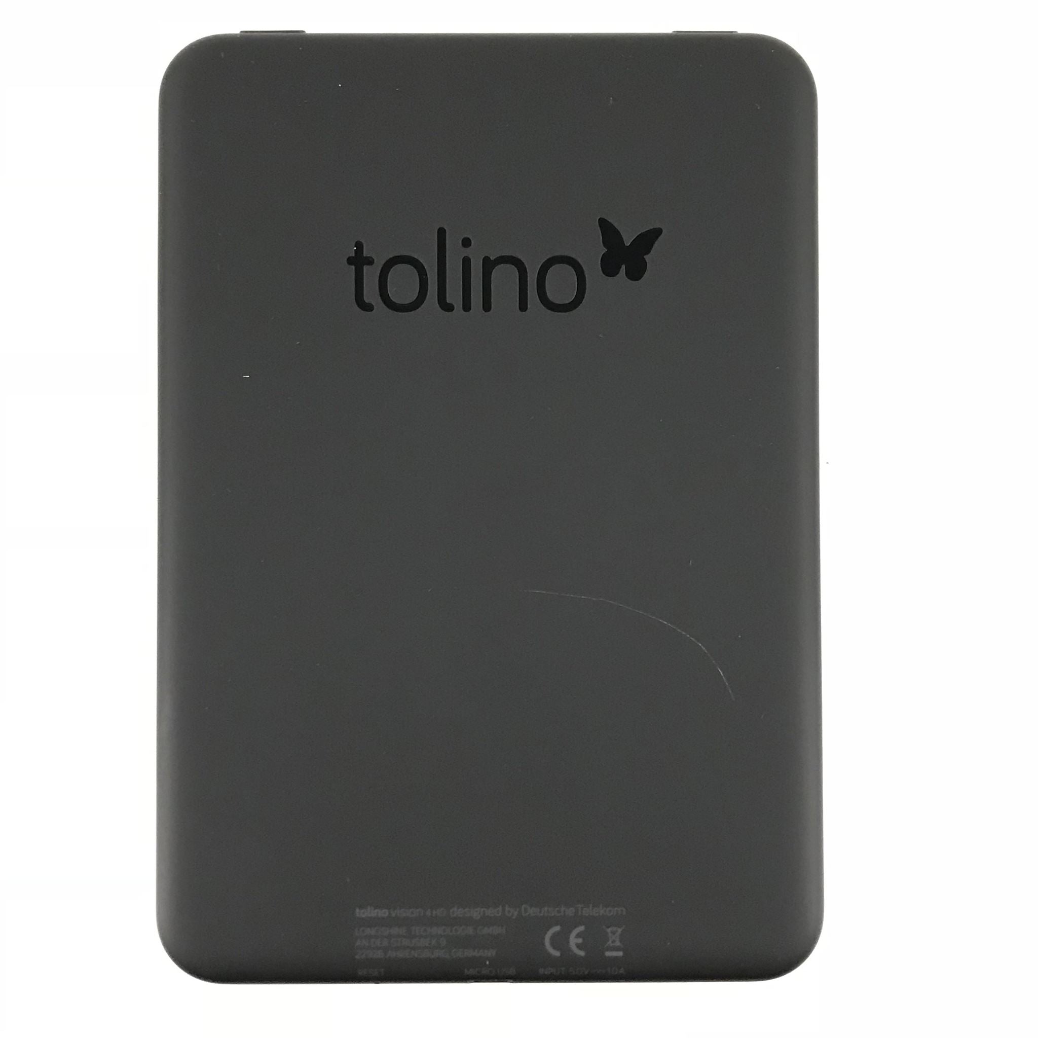 Tolino Vision 3 HD eBook eReader - 8GB, 6", Wi-Fi -  Black