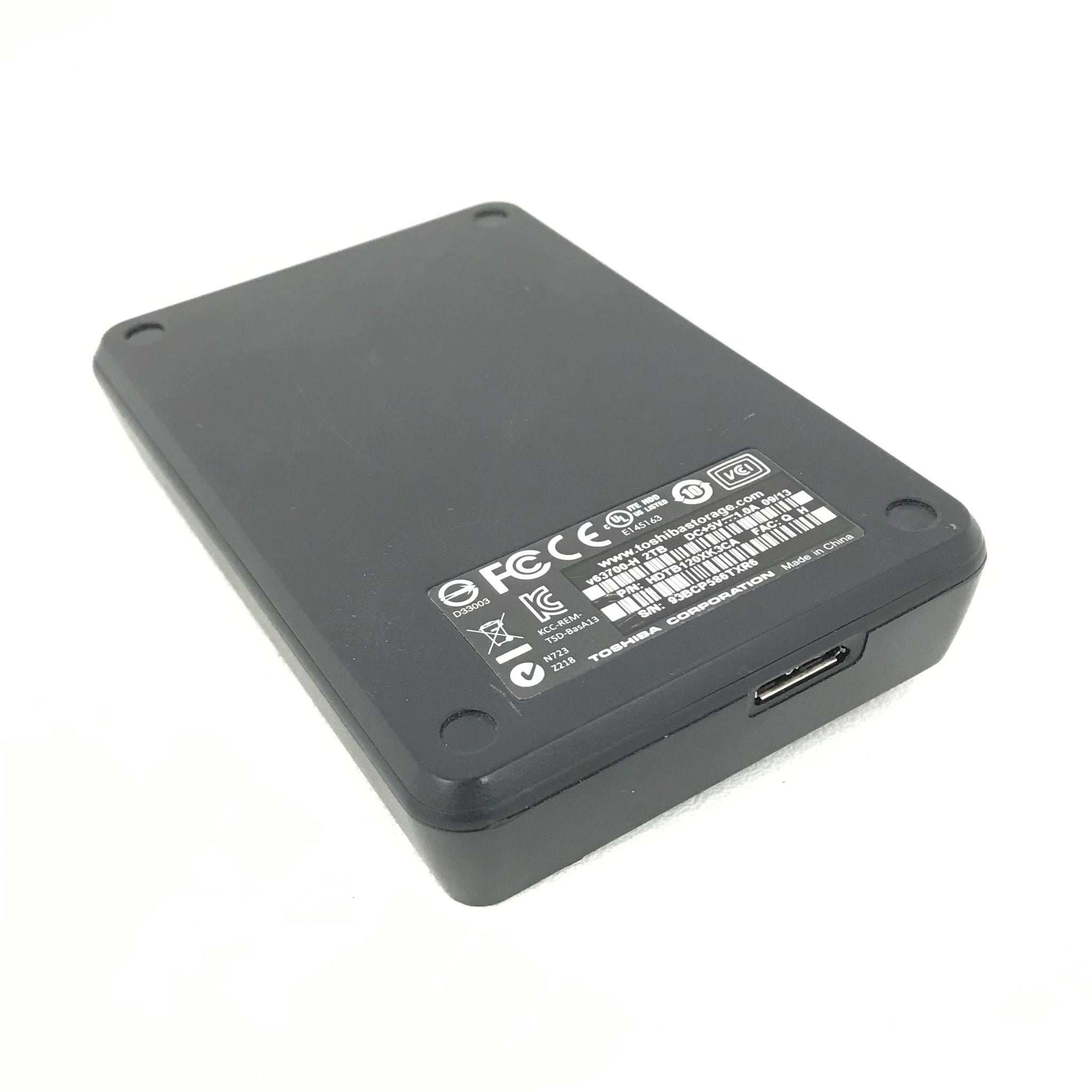 Toshiba Canvio - 500GB - USB 3.0 External Portable Hard Drive E145163 - Black