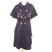 Stella McCartney Sleeveless Purple Dress with Cape EU Sz 40