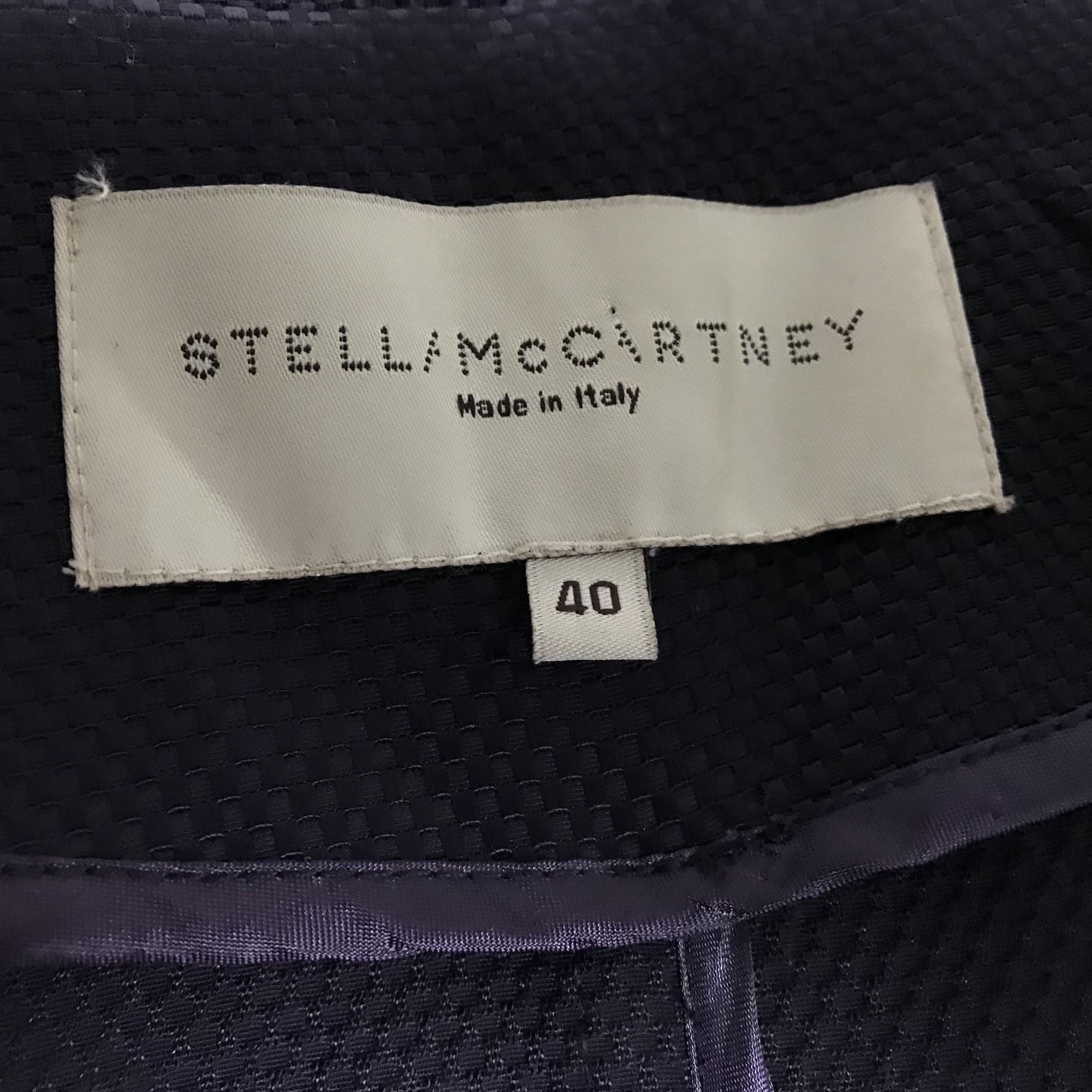 Stella McCartney Sleeveless Purple Dress with Cape EU Sz 40
