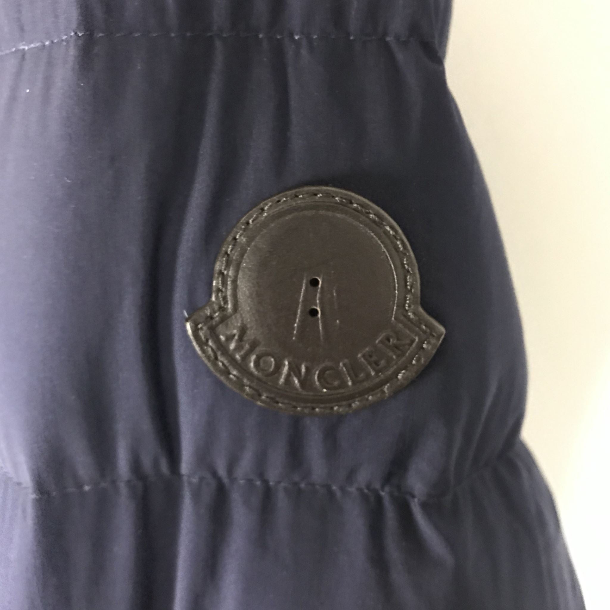 Moncler Men's Deydier Padded Down Jacket Navy Blue Sz 3 /  US Sz L