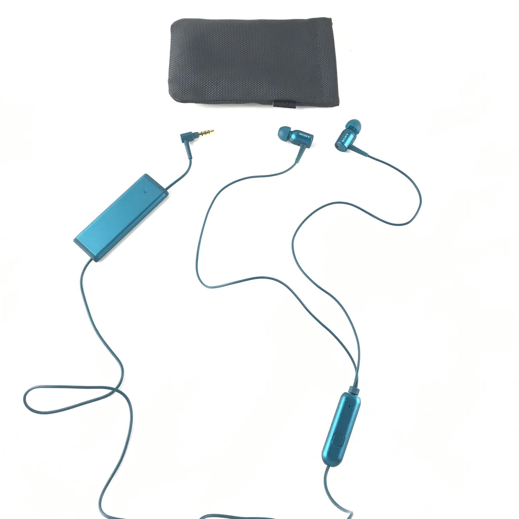 Sony MDR-EX750NA Noise Cancelling In-Ear Headphones Earbuds - Turquoise