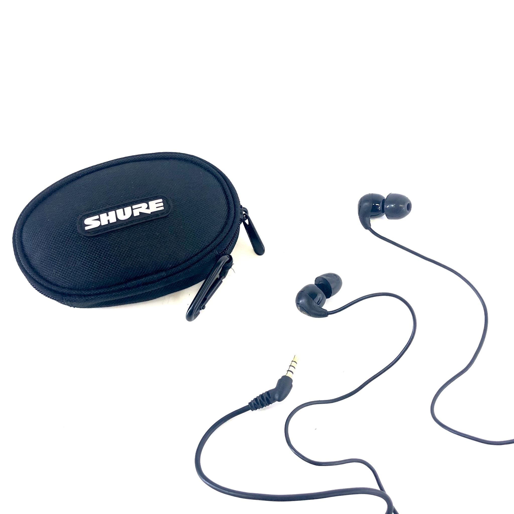 Shure SE115 Sound-Isolating Headphones Earbuds - Black