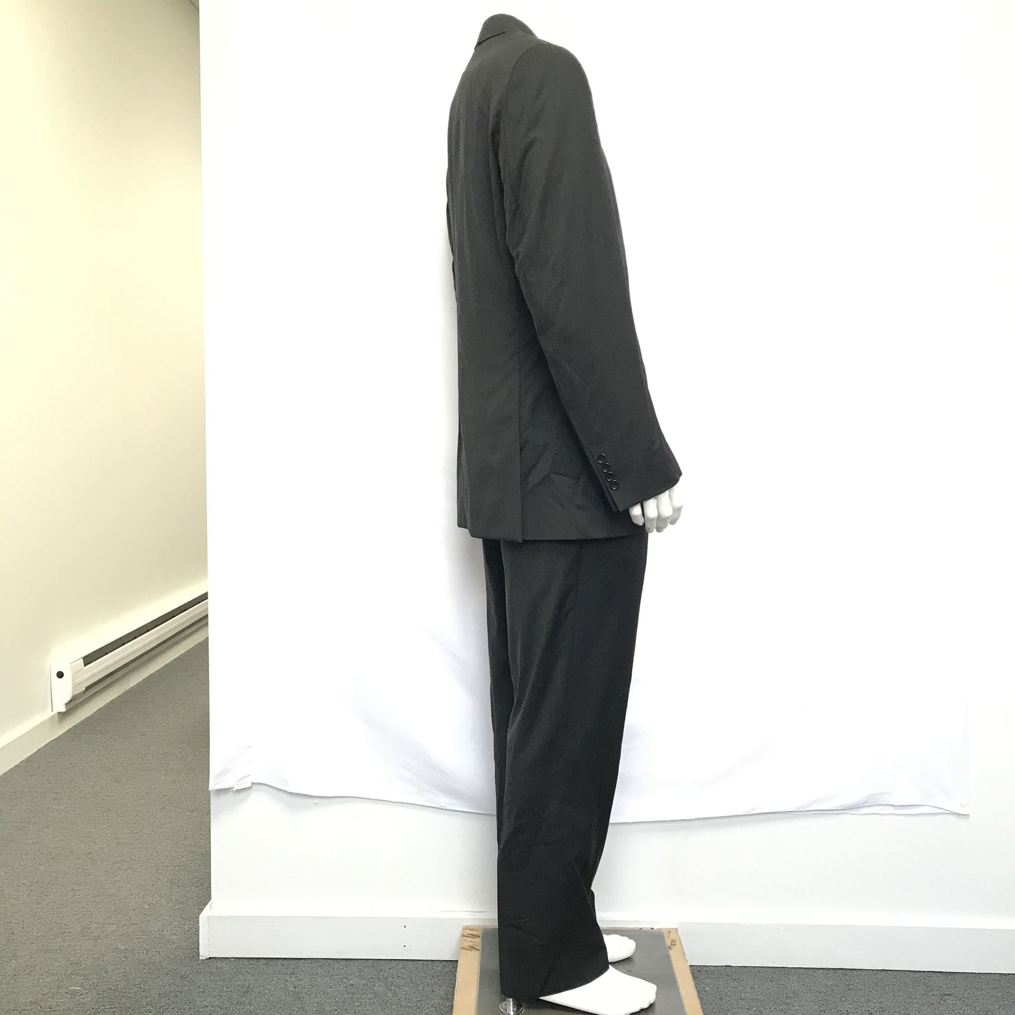 Giudice Men's Suit Jacket Sz 42 & Pants Sz 36 Gray Made in Italy