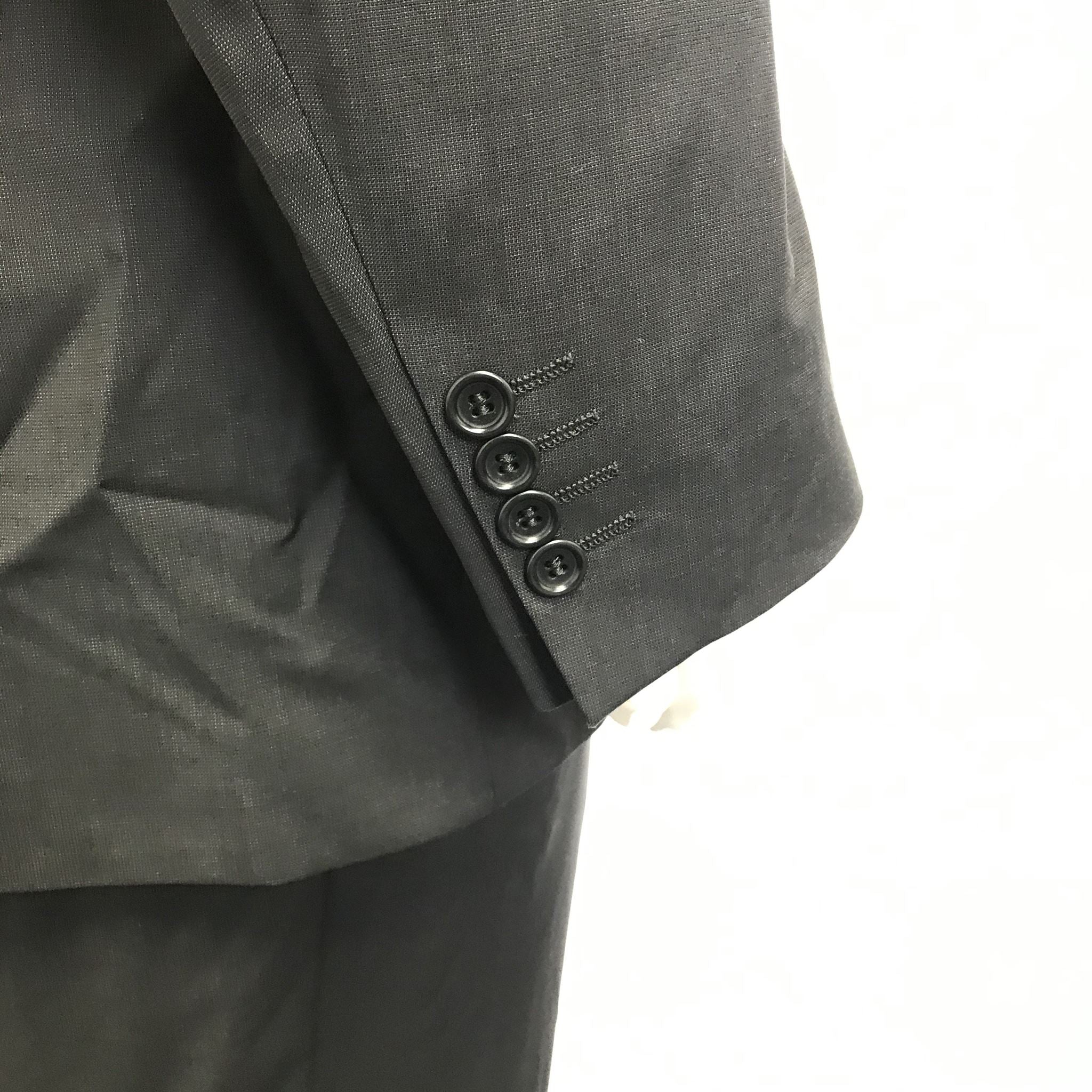 Giudice Men's Suit Jacket Sz 42 & Pants Sz 36 Gray Made in Italy