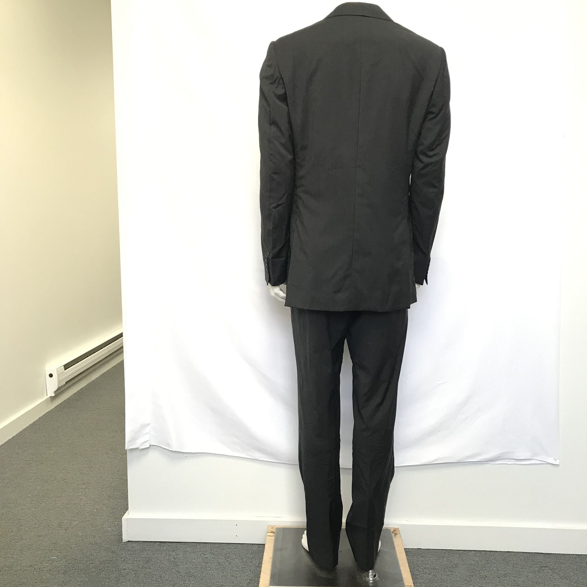 Giudice Men's Suit Jacket Sz 42 & Pants Sz 36 Gray Made in Italy