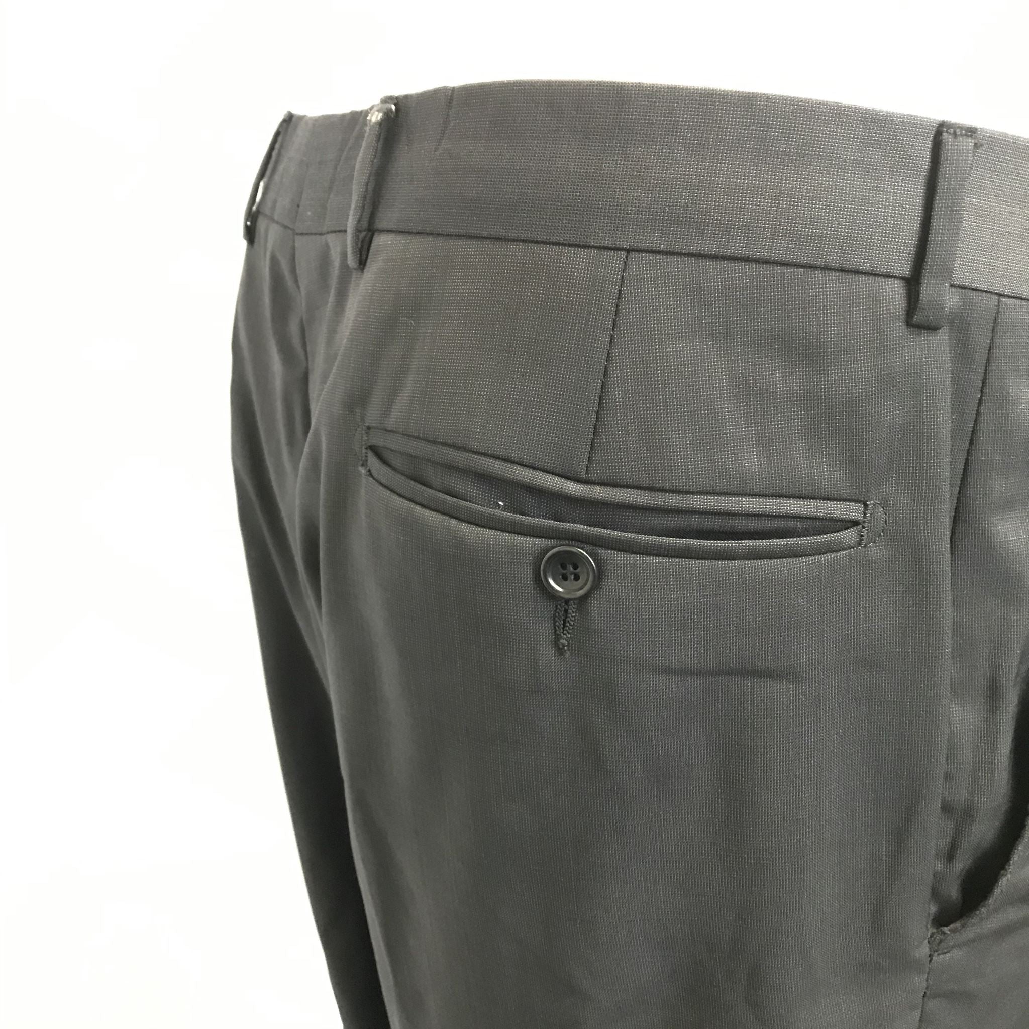 Giudice Men's Suit Jacket Sz 42 & Pants Sz 36 Gray Made in Italy