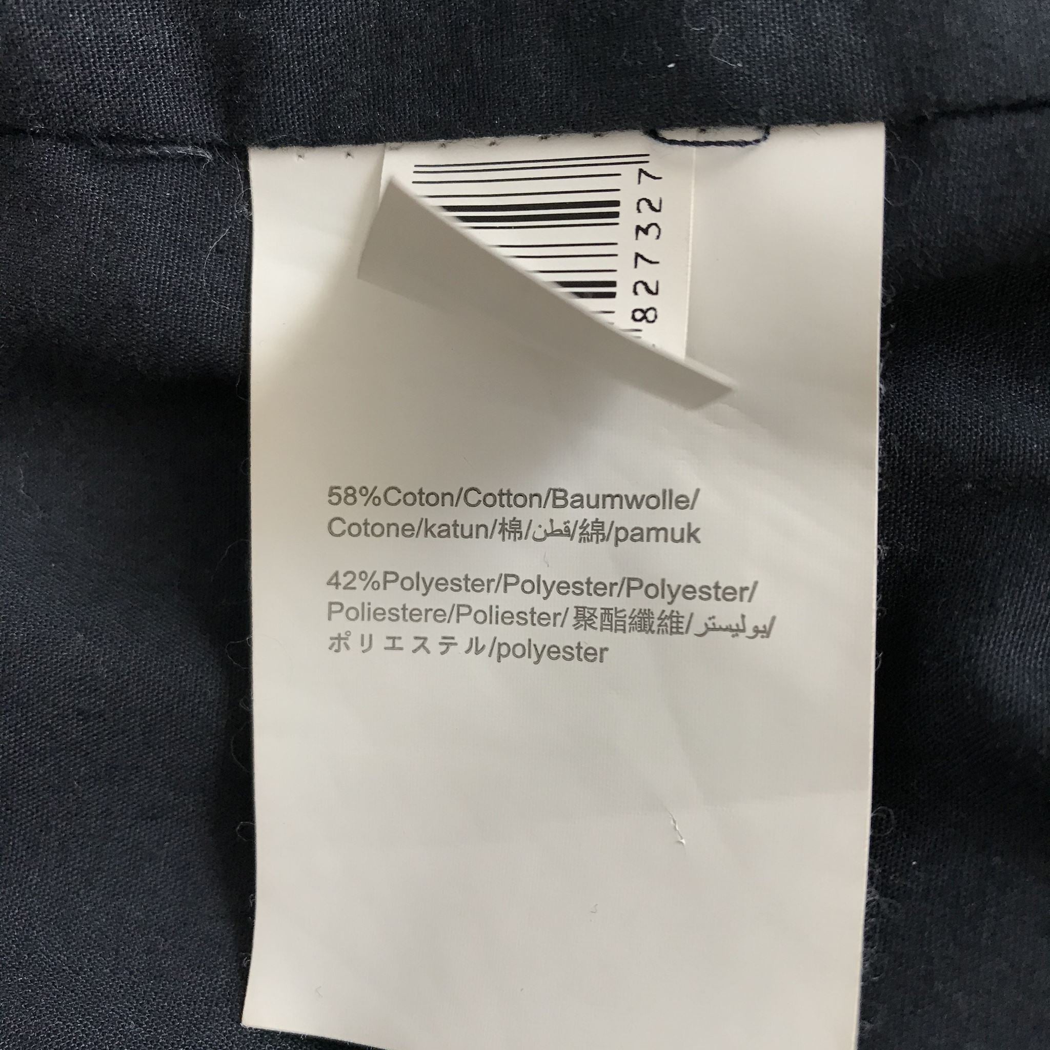 Galeries Lafayette Women's Light Hooded Parka Navy Blue Sz S