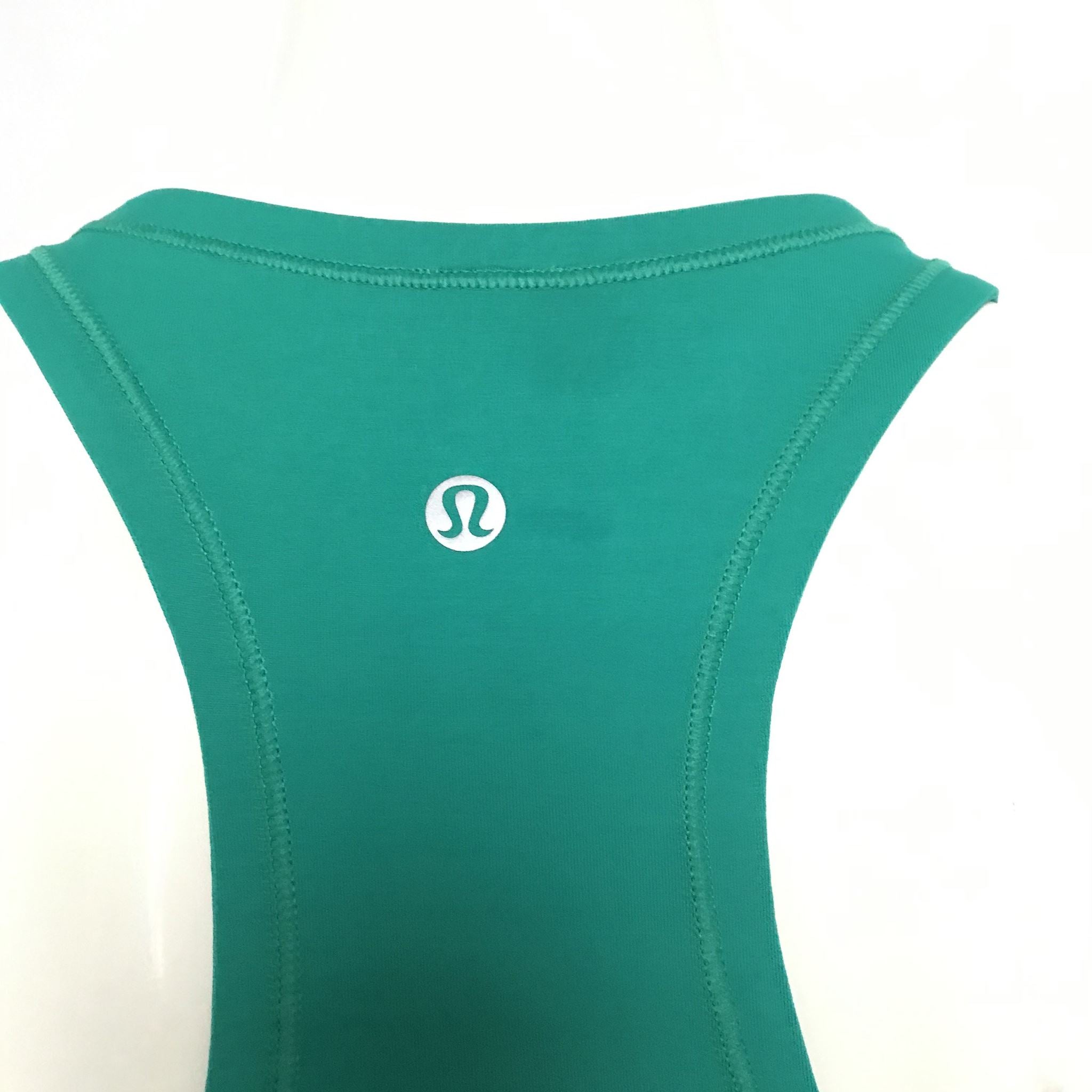Lululemon Women's Smooth Stride Tank UV Protection Viridian Green Sz 4