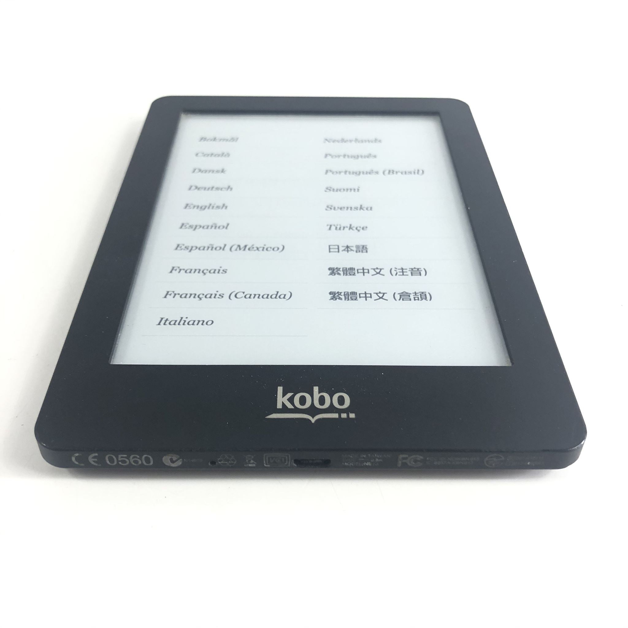 Kobo Glo 2GB, Wi-Fi, 6in eBook e-Reader- N613 - Black
