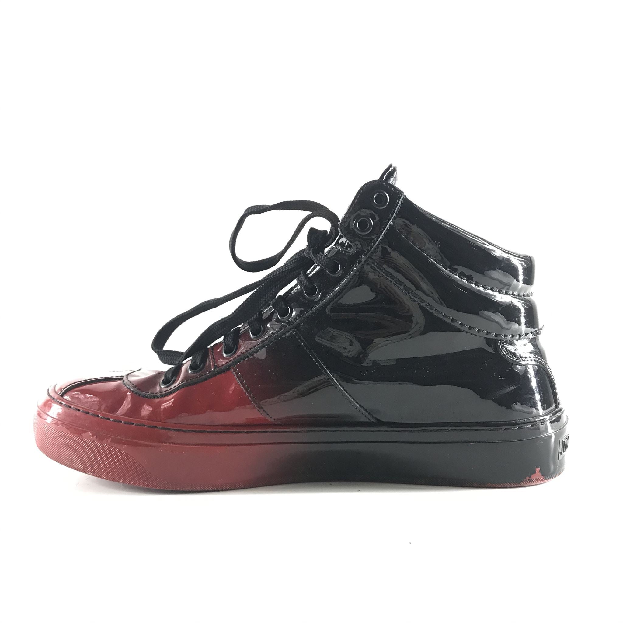 Jimmy Choo Men's Belgravia Dégradé Patent High-Top Sneakers Sz 10