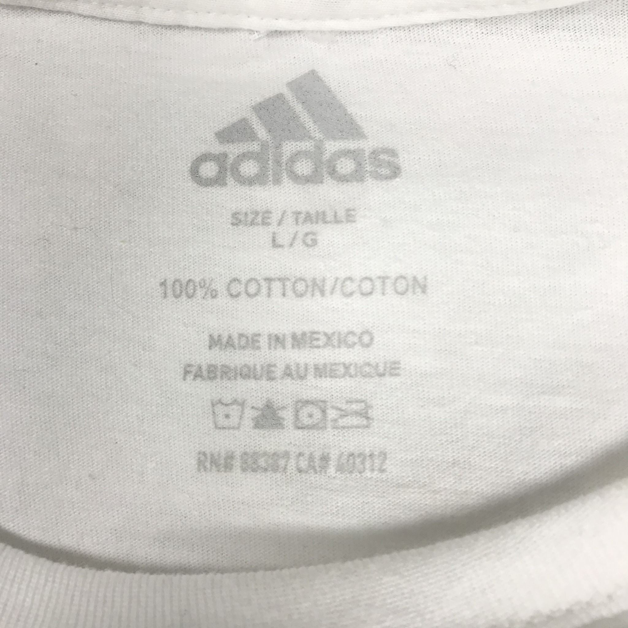 adidas Toronto Raptors "Powered by Female Fans" T Shirt Sz L