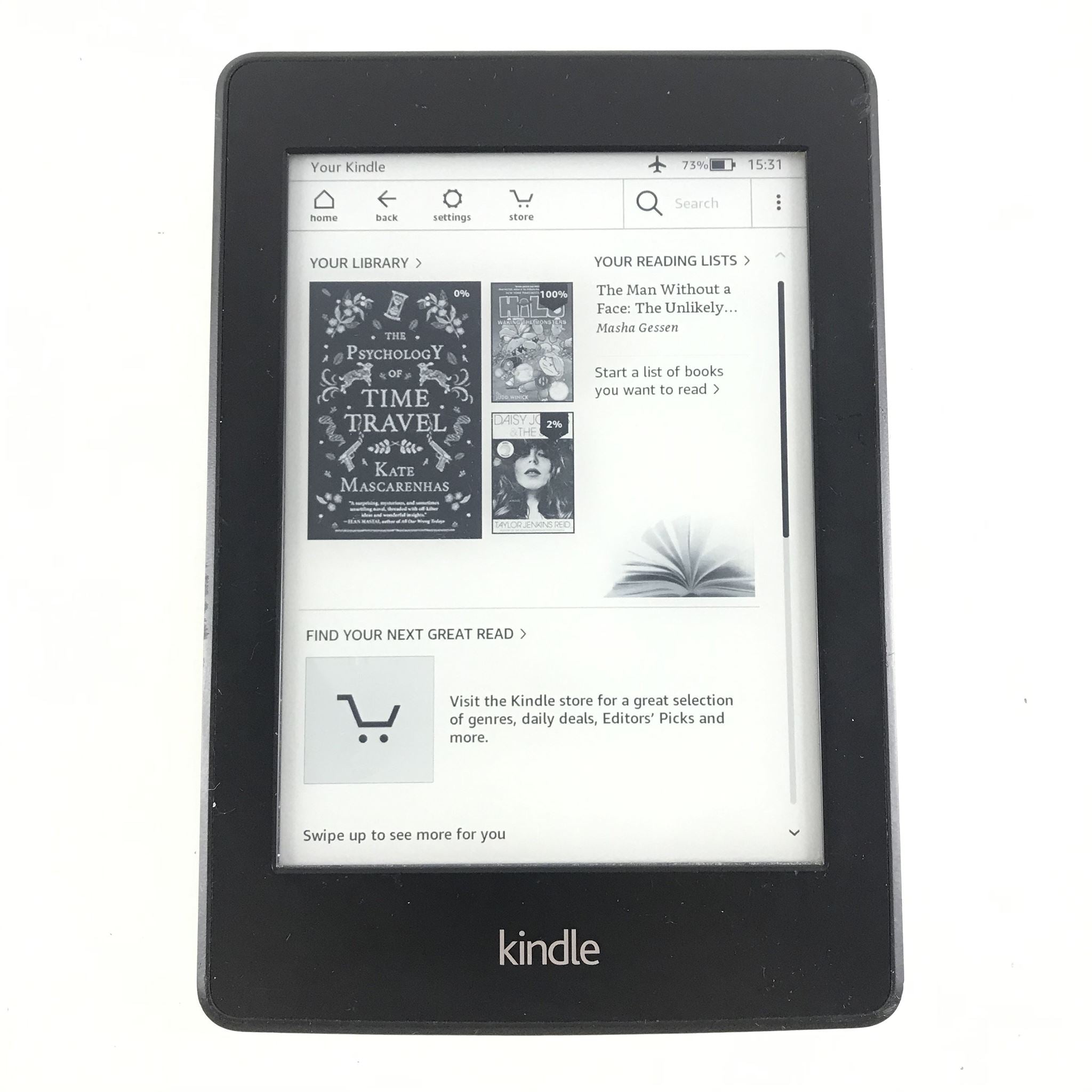 Amazon Kindle Paperwhite 6th Generation 4GB, Wi-Fi + 3G Black - UNREGISTERABLE