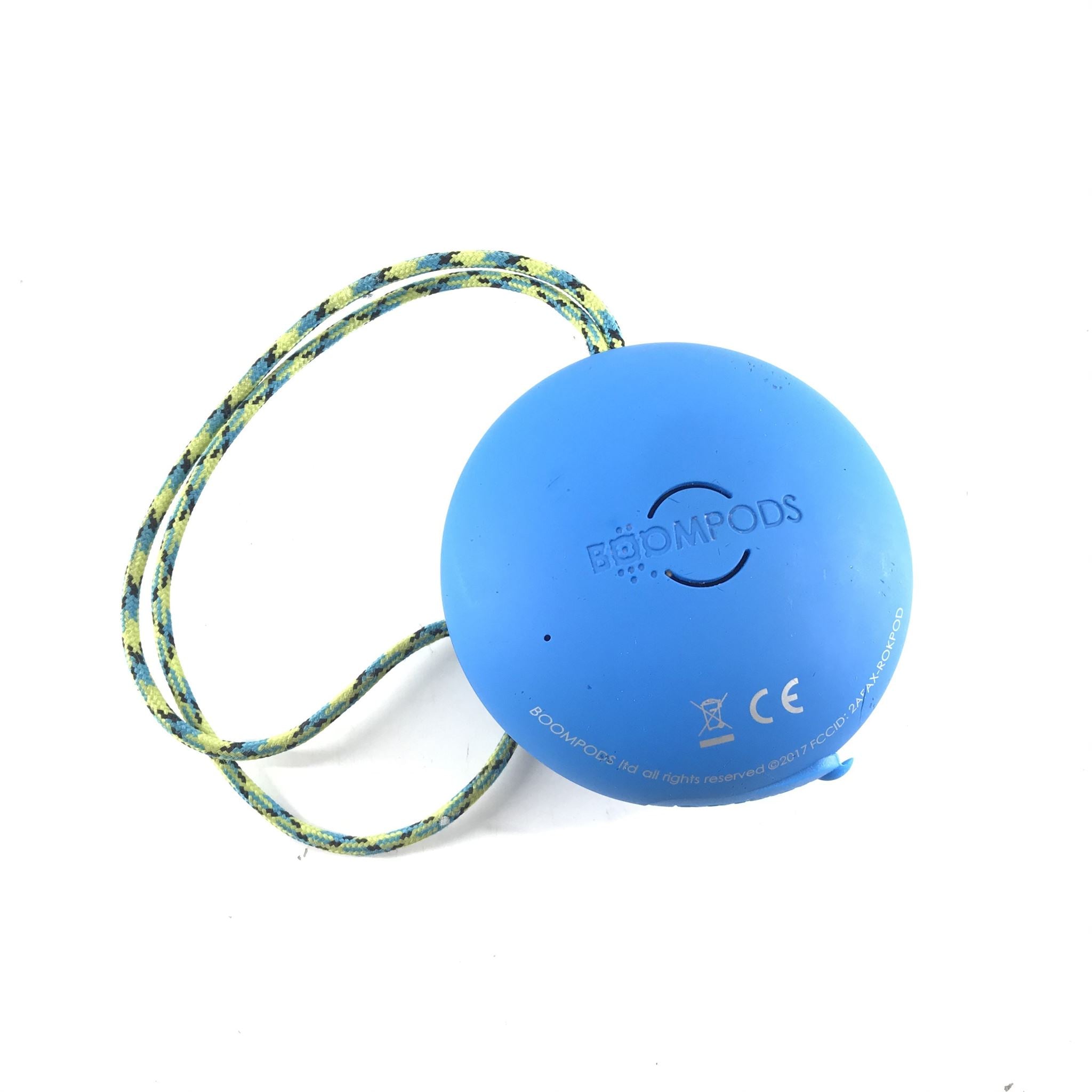 Boompods Rokpod Wireless Portable Speaker Passive Bass Shockproof - Blue