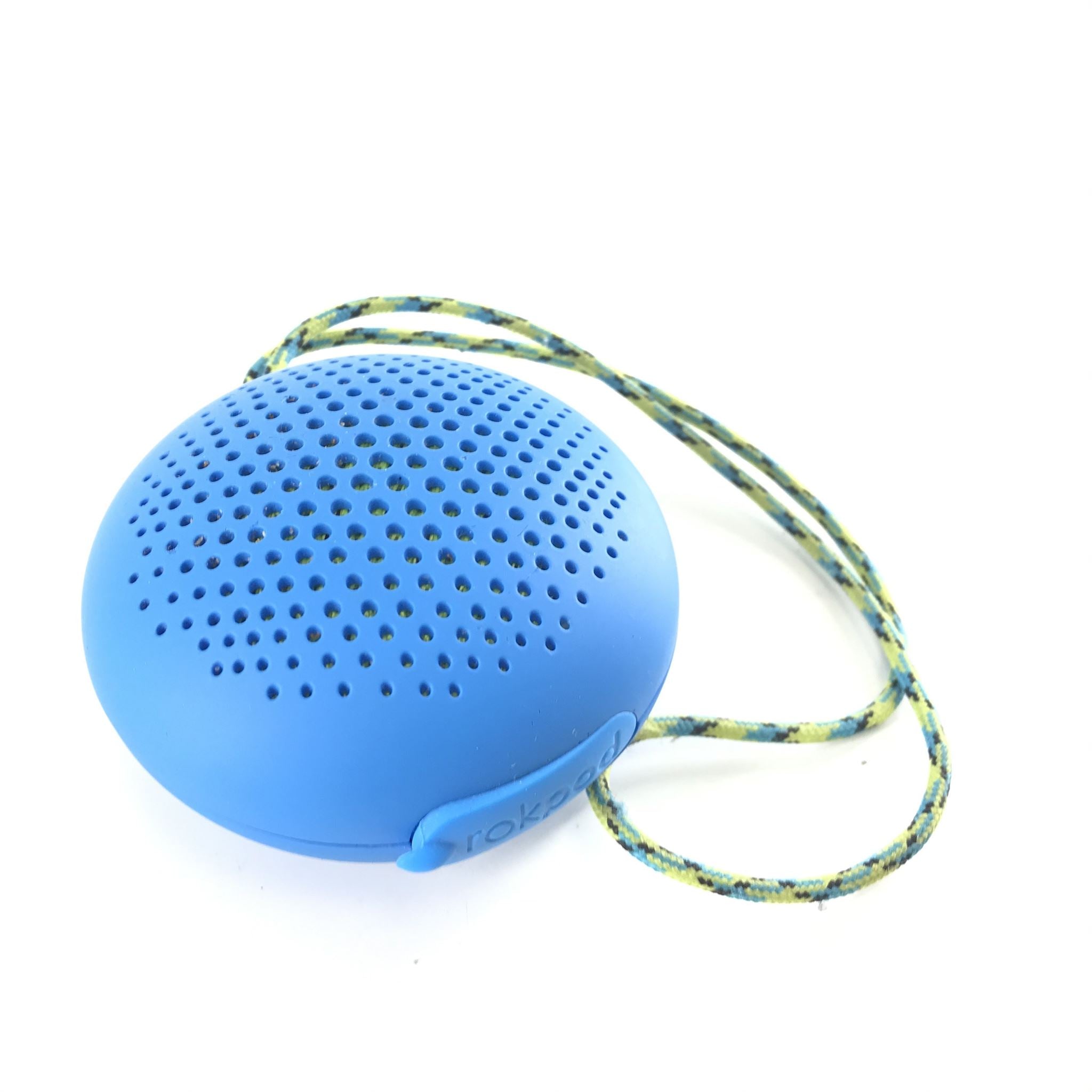Boompods Rokpod Wireless Portable Speaker Passive Bass Shockproof - Blue