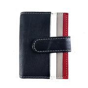 Champs Leather RFID Block Cardholder Wallet Red Gray Black