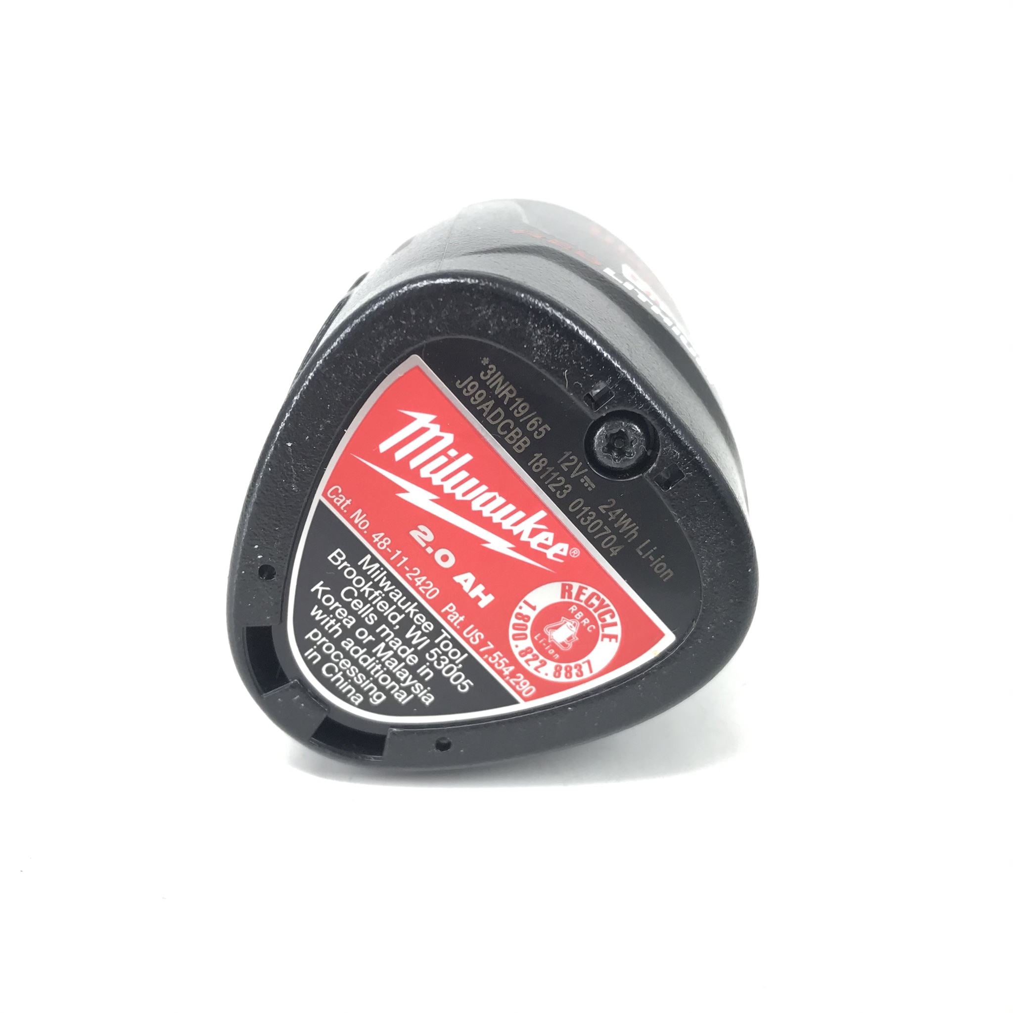 Milwaukee M12 RED LITHIUM CP 2.0 Battery Pack 12V 2.0Ah 24Wh