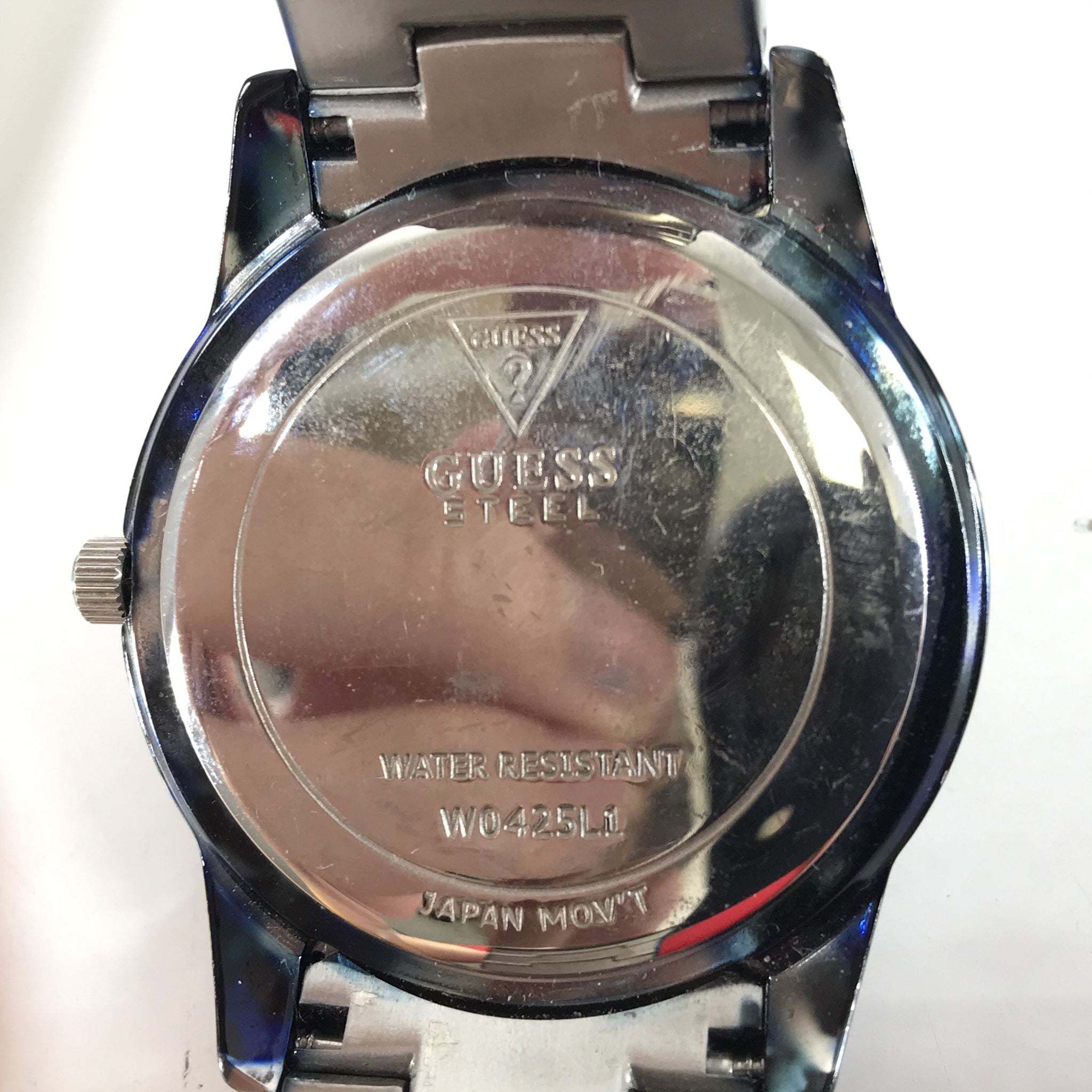 Guess ROAR W0425L1 Stainless Steel Women's Watch - Blue Leopard