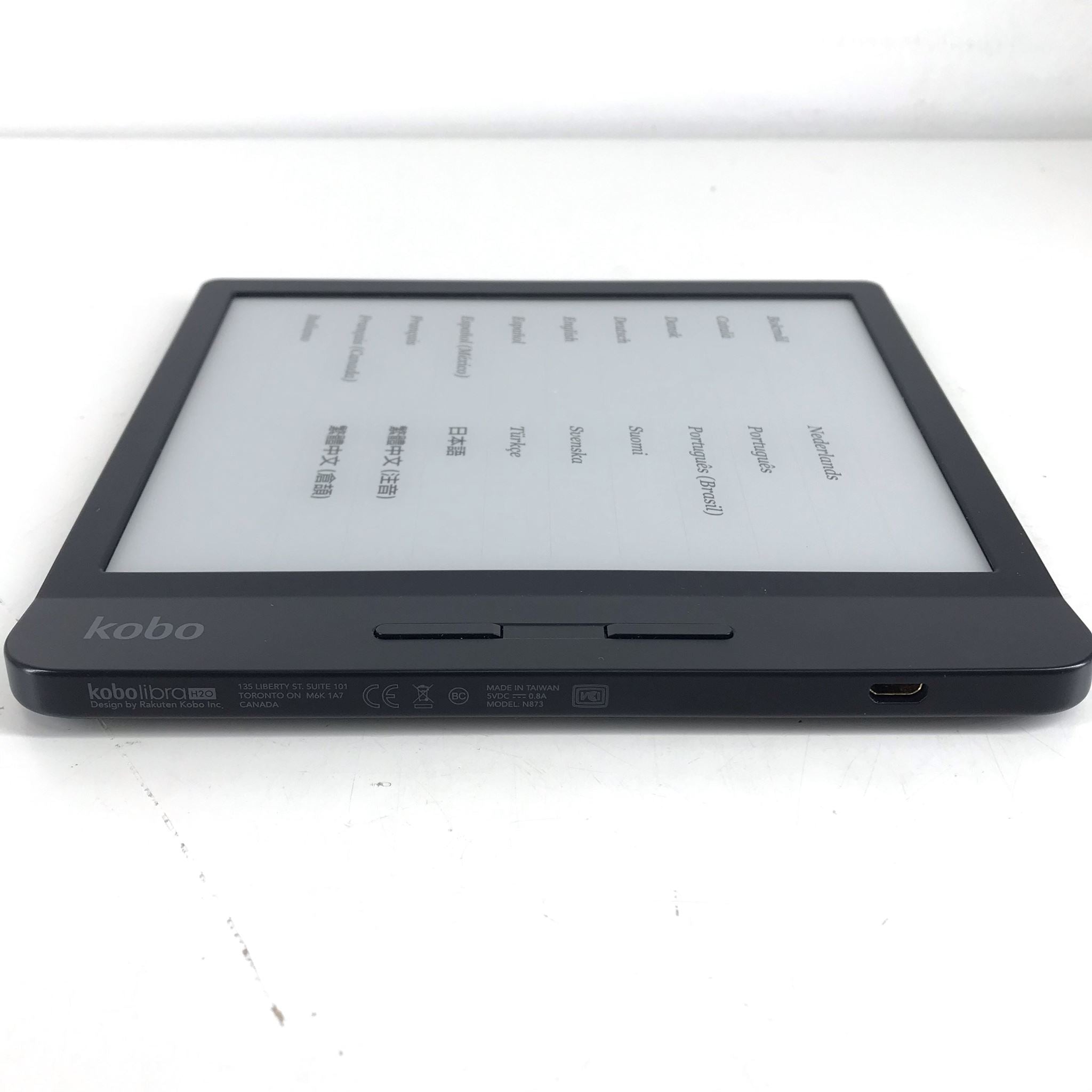 Kobo Libra H2O N873 - 8GB - Wi-Fi - 7in - eReader eBook Reader - Black READ