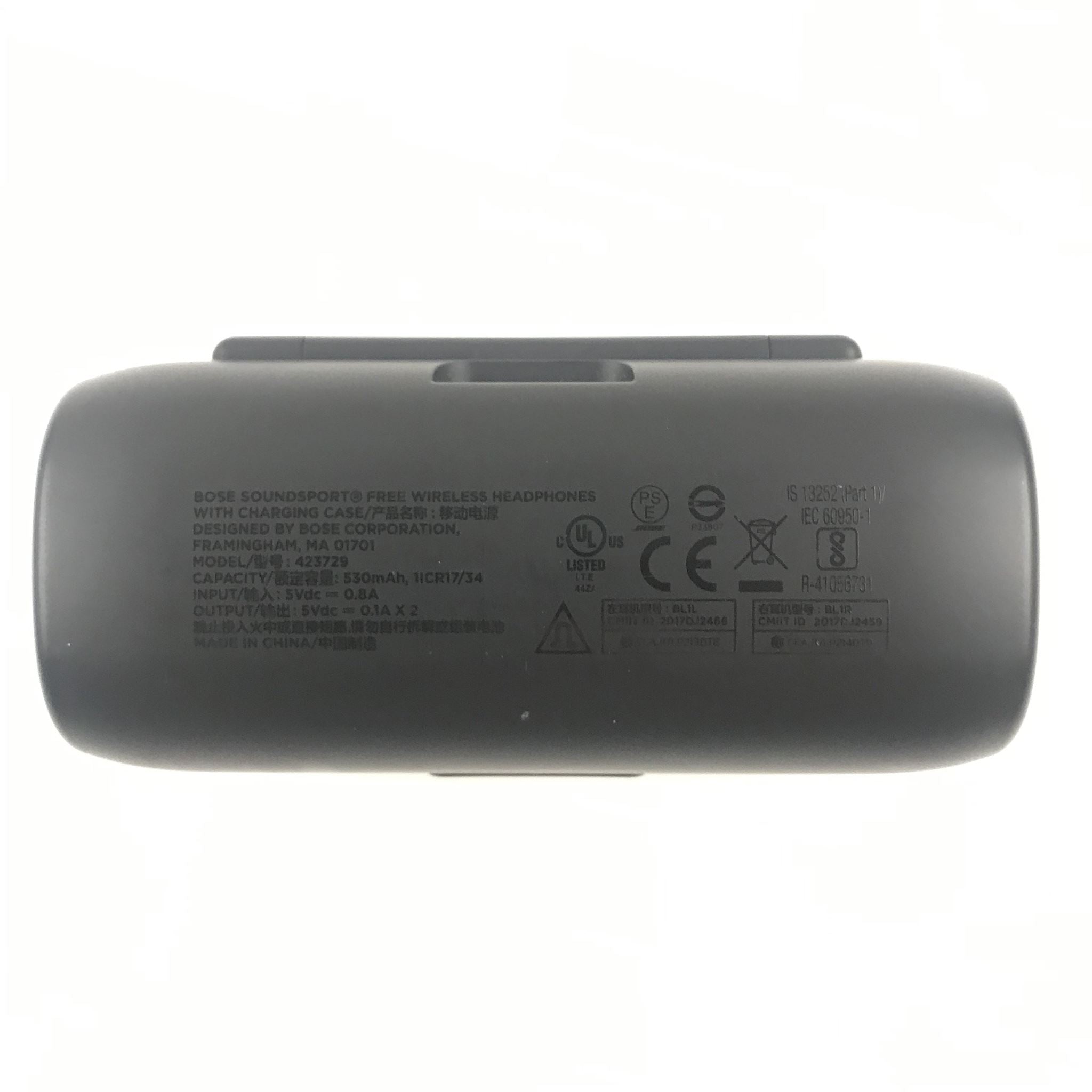 Bose SoundSport Free True Wireless Bluetooth Headphones Charging Case - Black