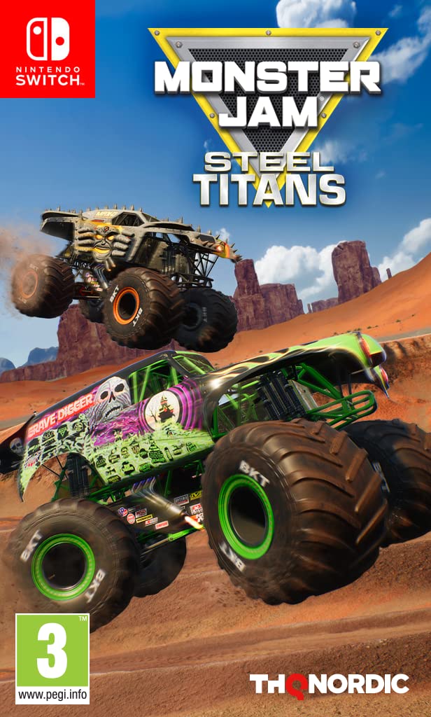Monster Jam : Steel Titans (Nintendo Switch) GAME CARTRIDGE ONLY