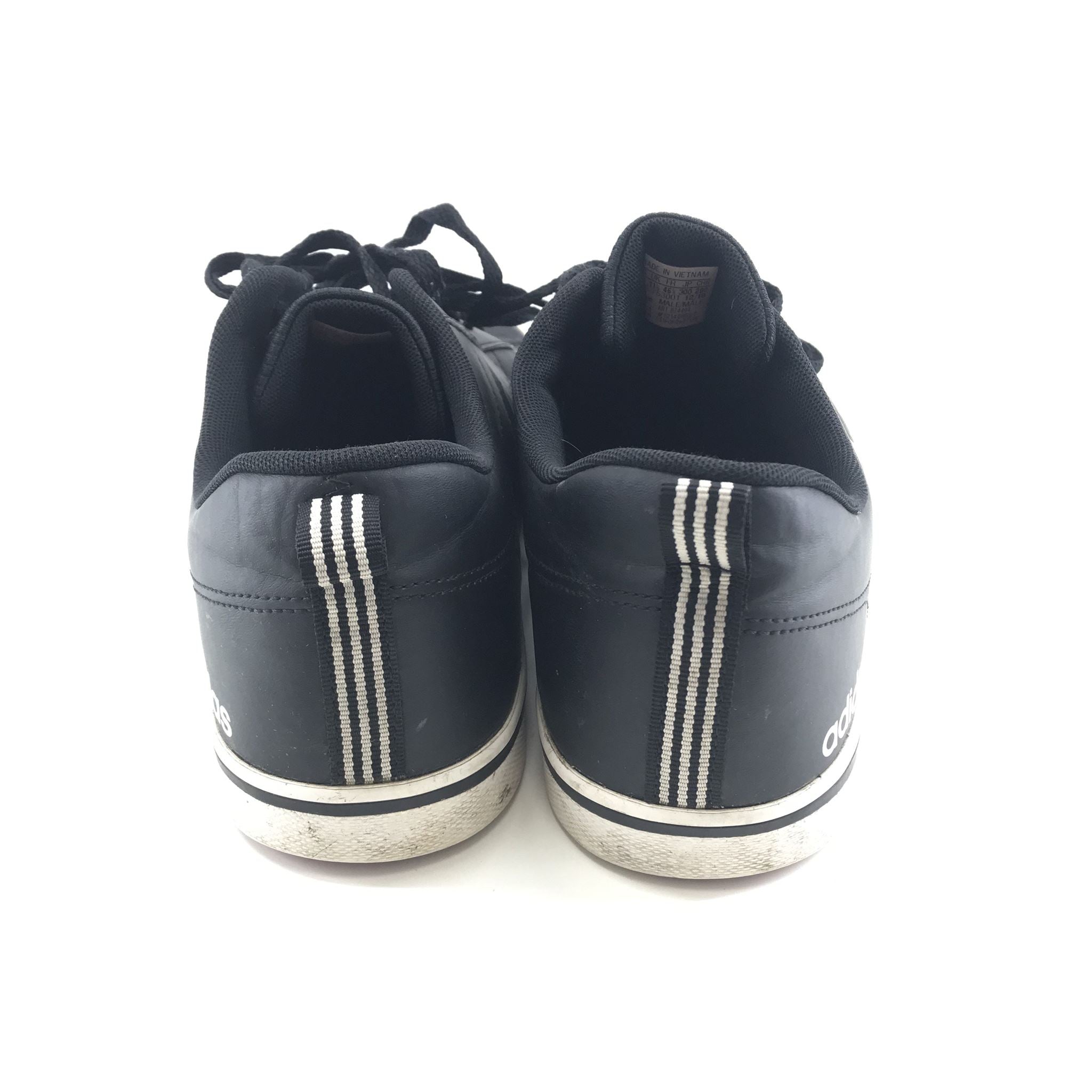 adidas Neo Sneakers VS Pace Black 3 Stripes Men's US Sz 12 B74494