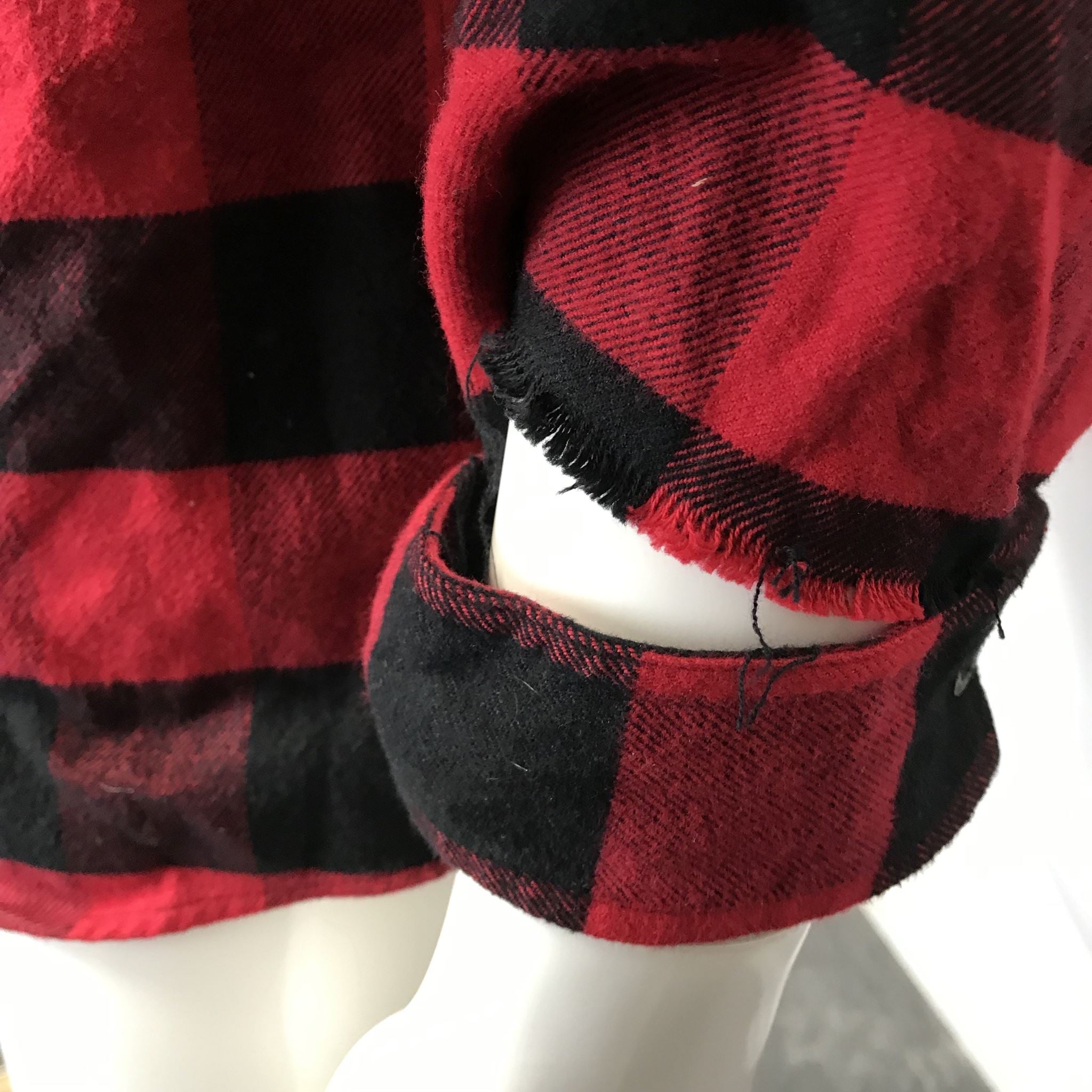 OVO October's Very Own Checkered Flannel Shirt Sz L READ