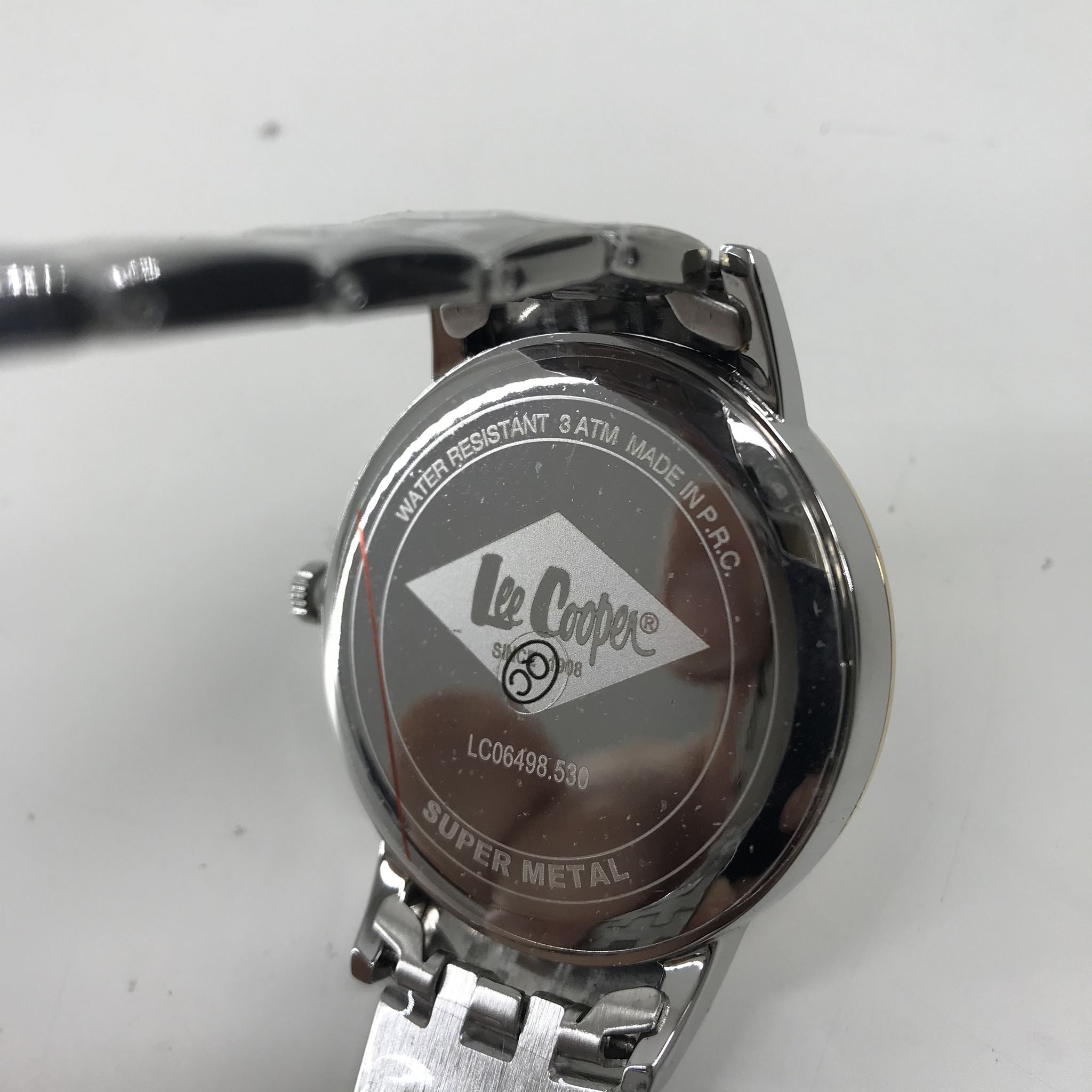 Lee Cooper Men's White Multi-Function Dial Stainless Steel Watch LC06498