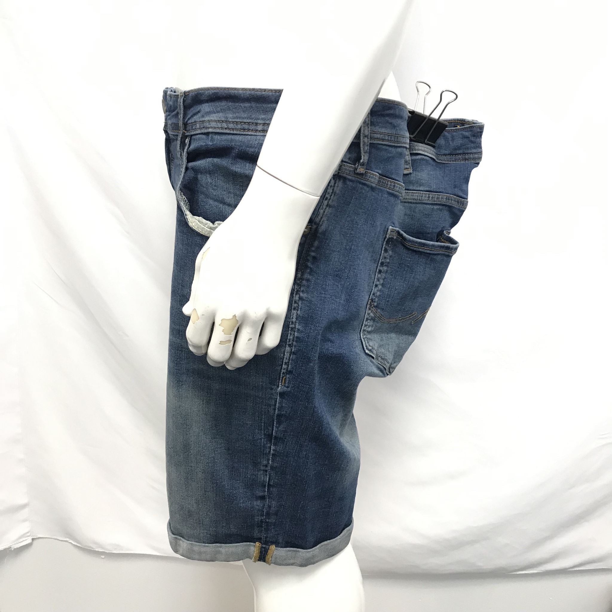 Jack and Jones JJ Rick Originals Men's Regular Fit Shorts Medium Wash Denim Sz 4