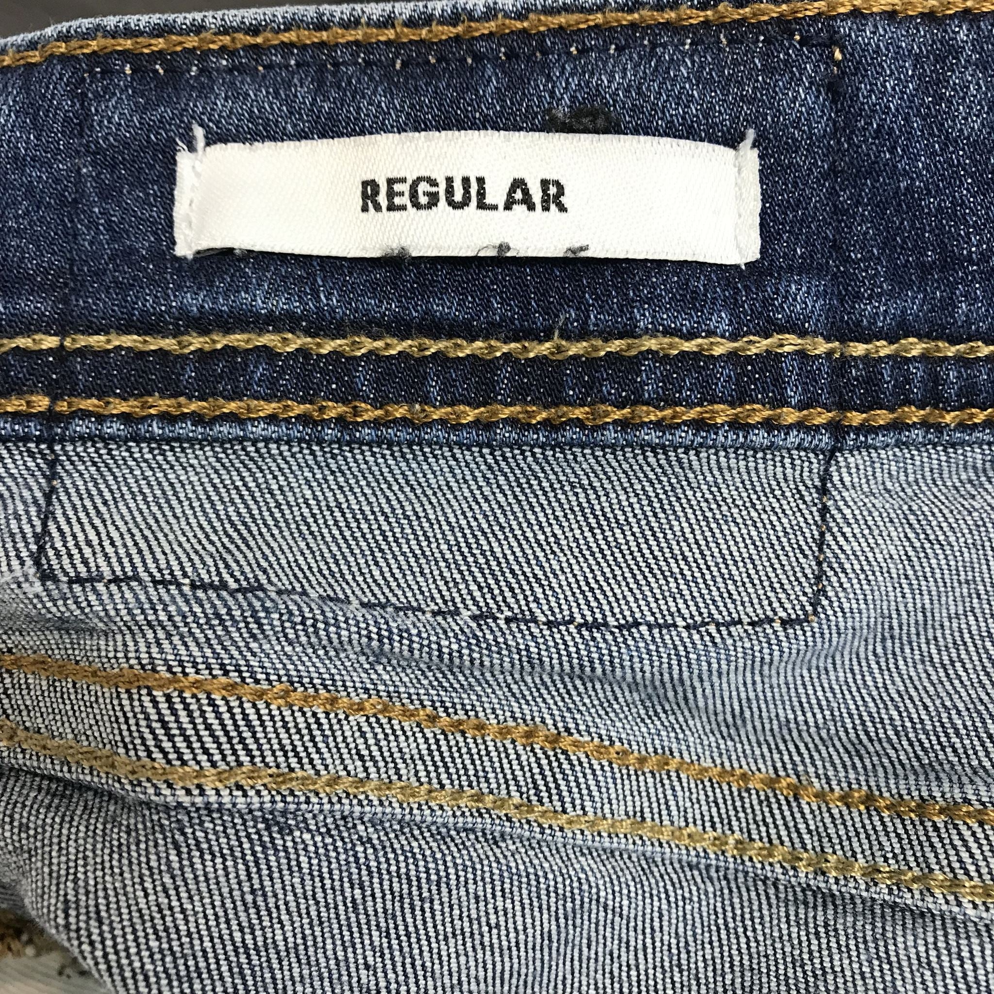 Jack and Jones JJ Rick Originals Men's Regular Fit Shorts Medium Wash Denim Sz 4