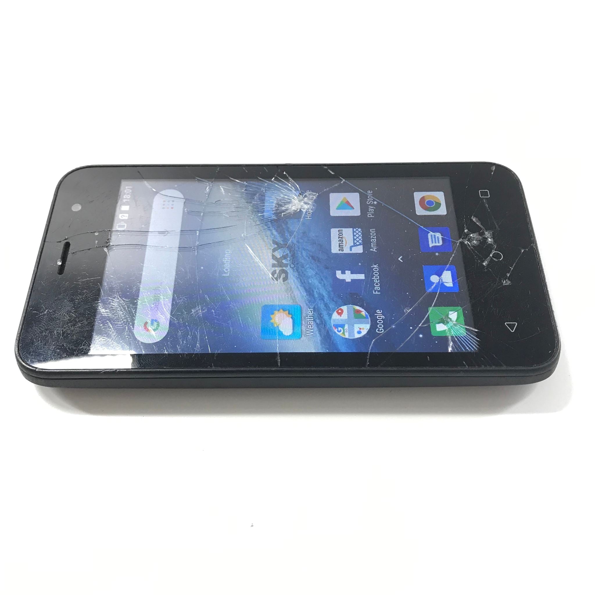 Sky Devices Platinum B4 16GB Dual SIM Unlocked Android Smartphone Black READ