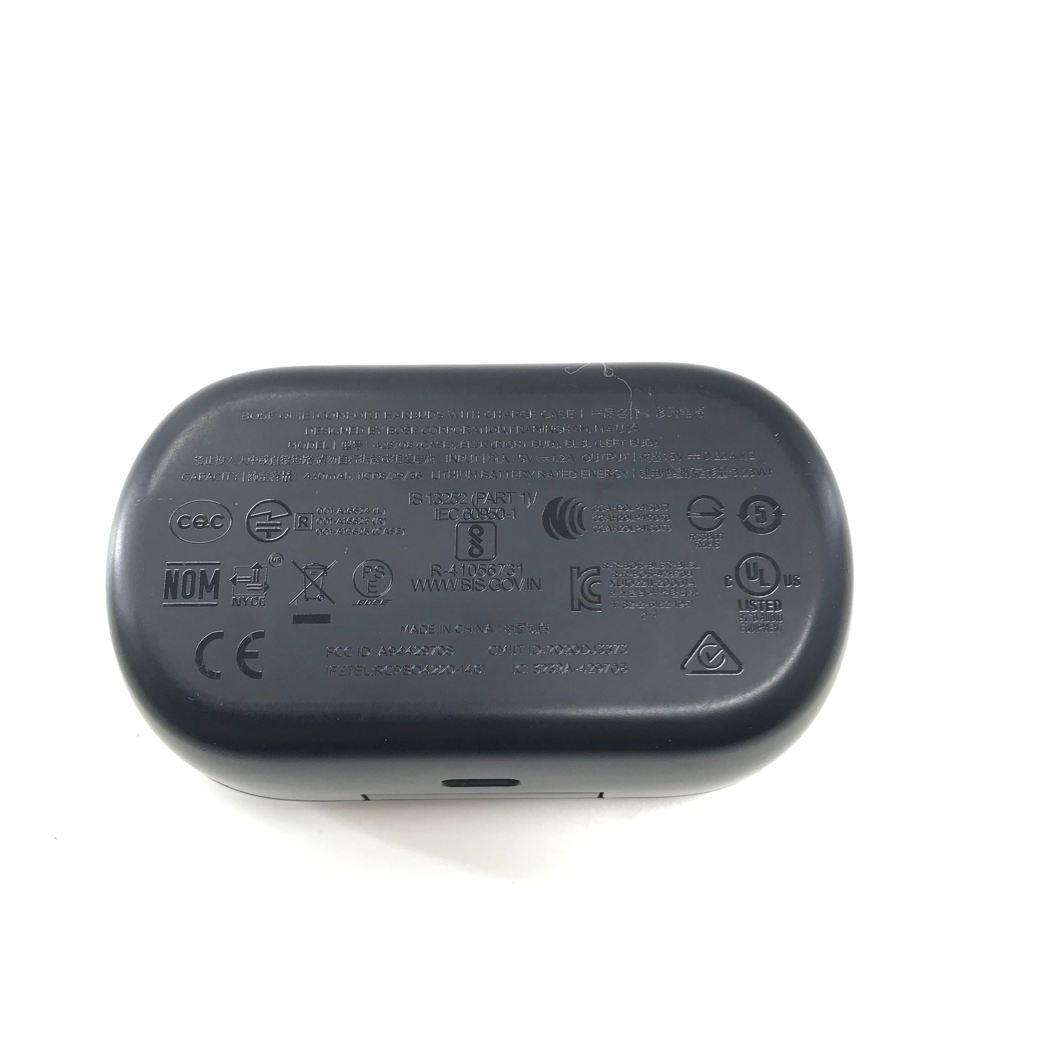Bose QuietComfort Earbuds Charging Case Spare (CASE ONLY) BLACK 429708 FOR PARTS