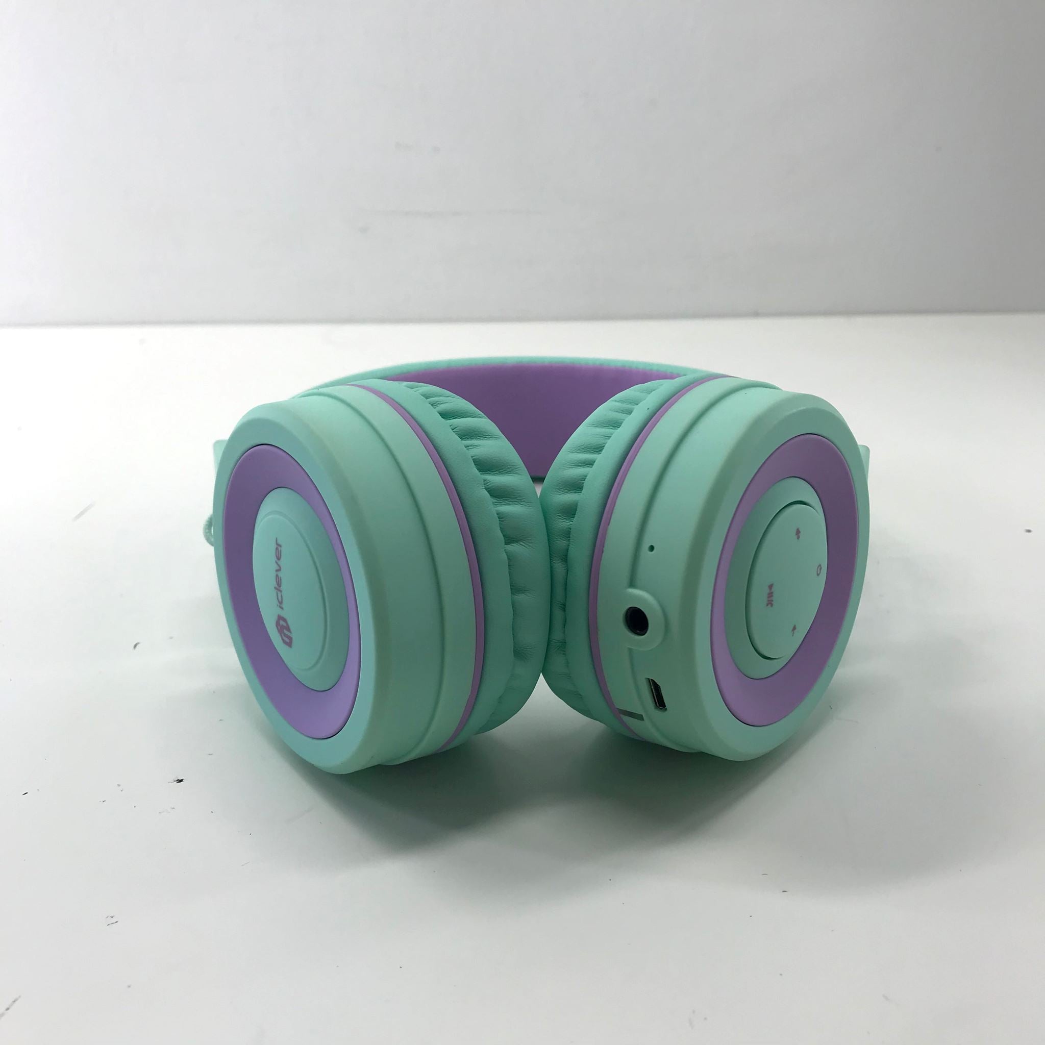 iClever Bth02 Kids Headphones Kids Wireless Headphones With Mic - Blue Purple