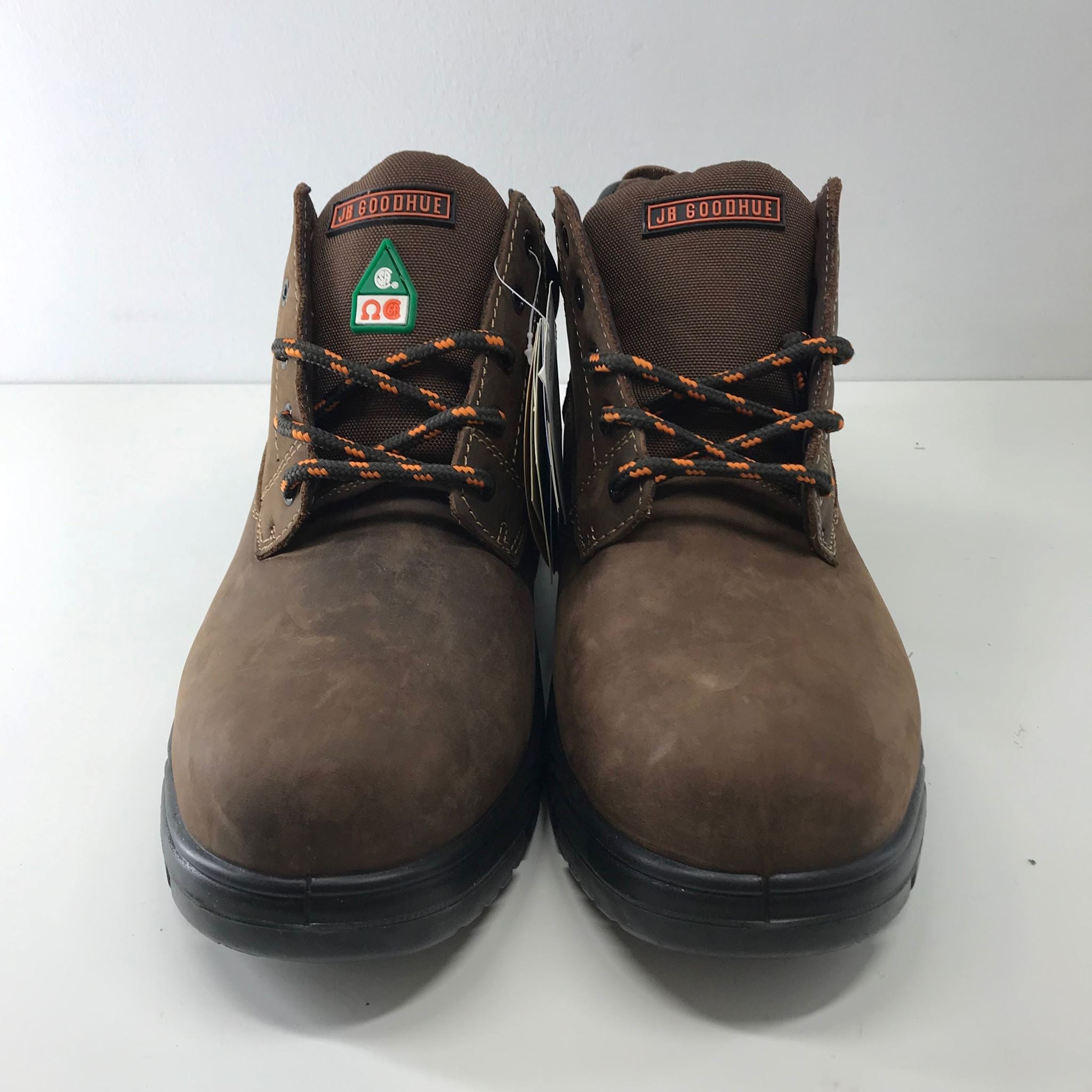 J. B. Goodhue Brown Leather Work Boots Osprey Men's US Sz 12
