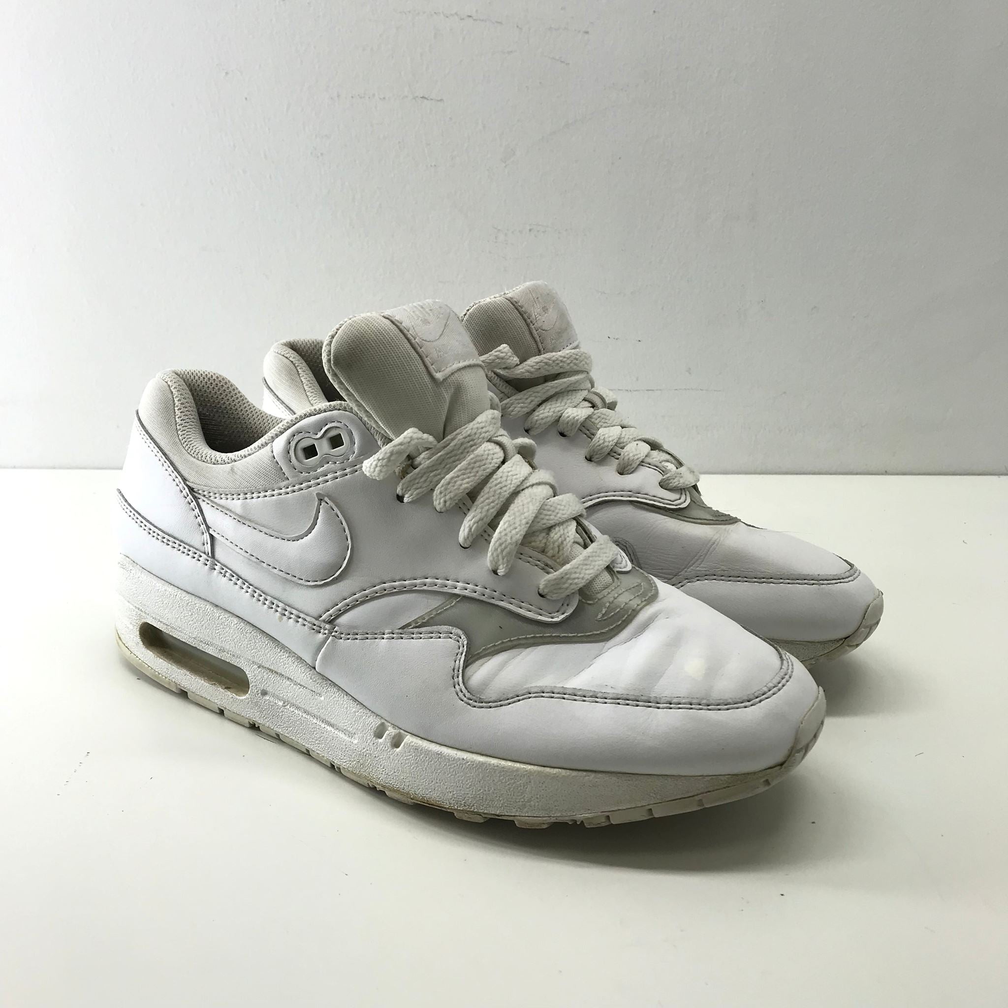 Nike Women's Air Max 1 Triple Summit White Sneakers US Size 8 319986-119