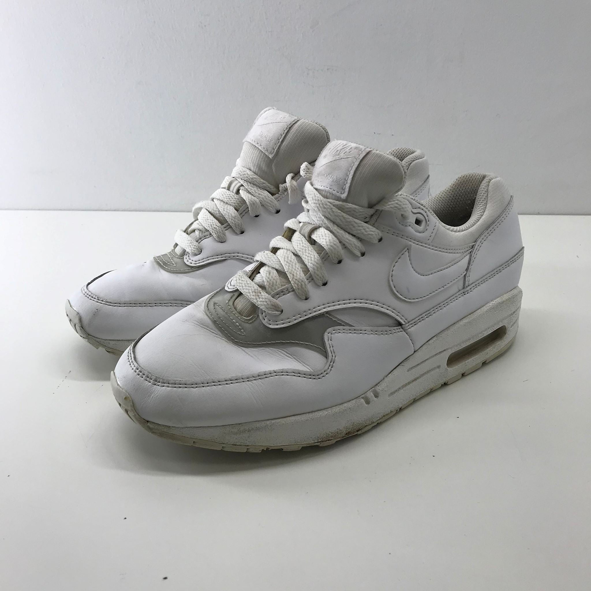 Nike Women's Air Max 1 Triple Summit White Sneakers US Size 8 319986-119