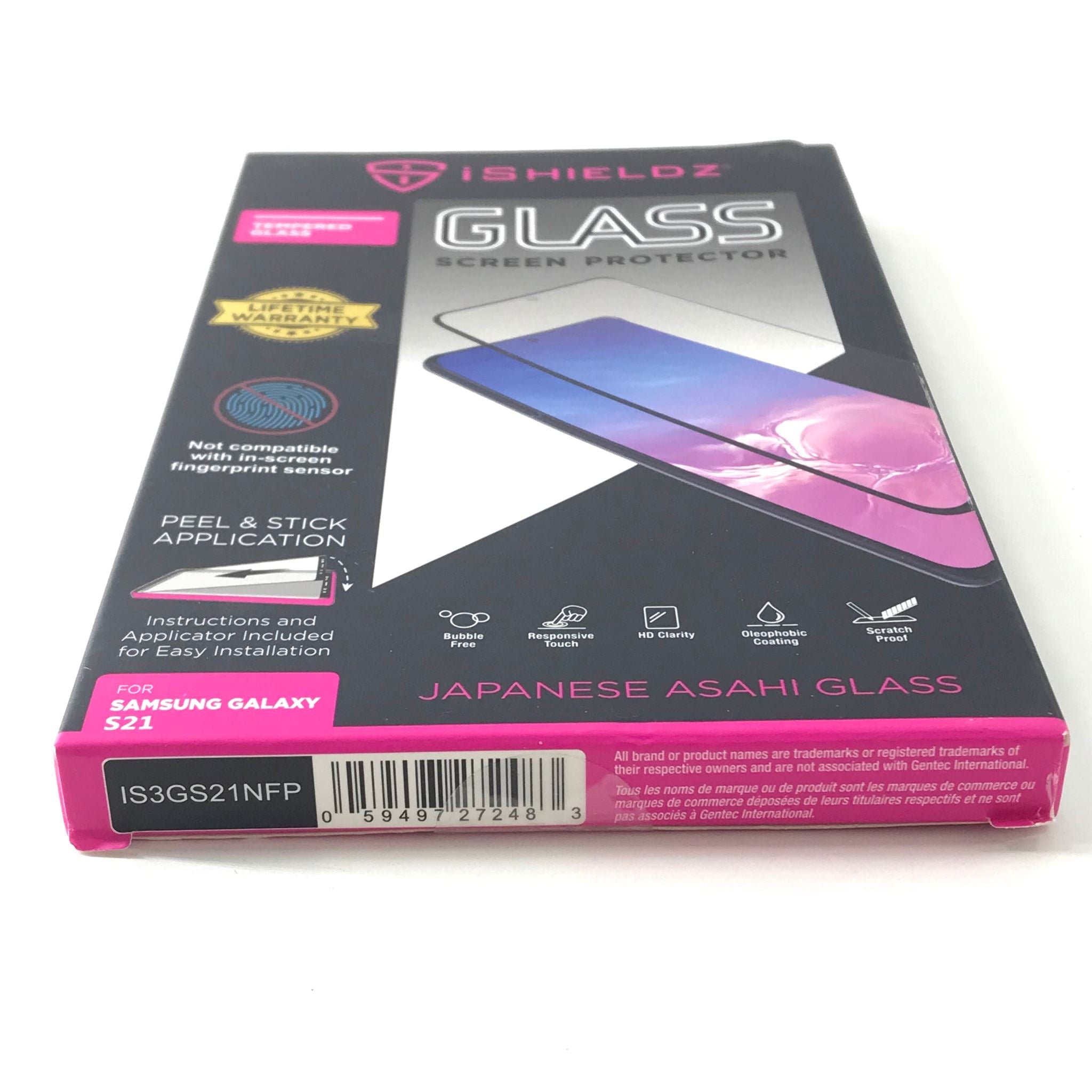 iShieldz Samsung Galaxy S21 Tempered Japanese Asahi Glass Screen Protector