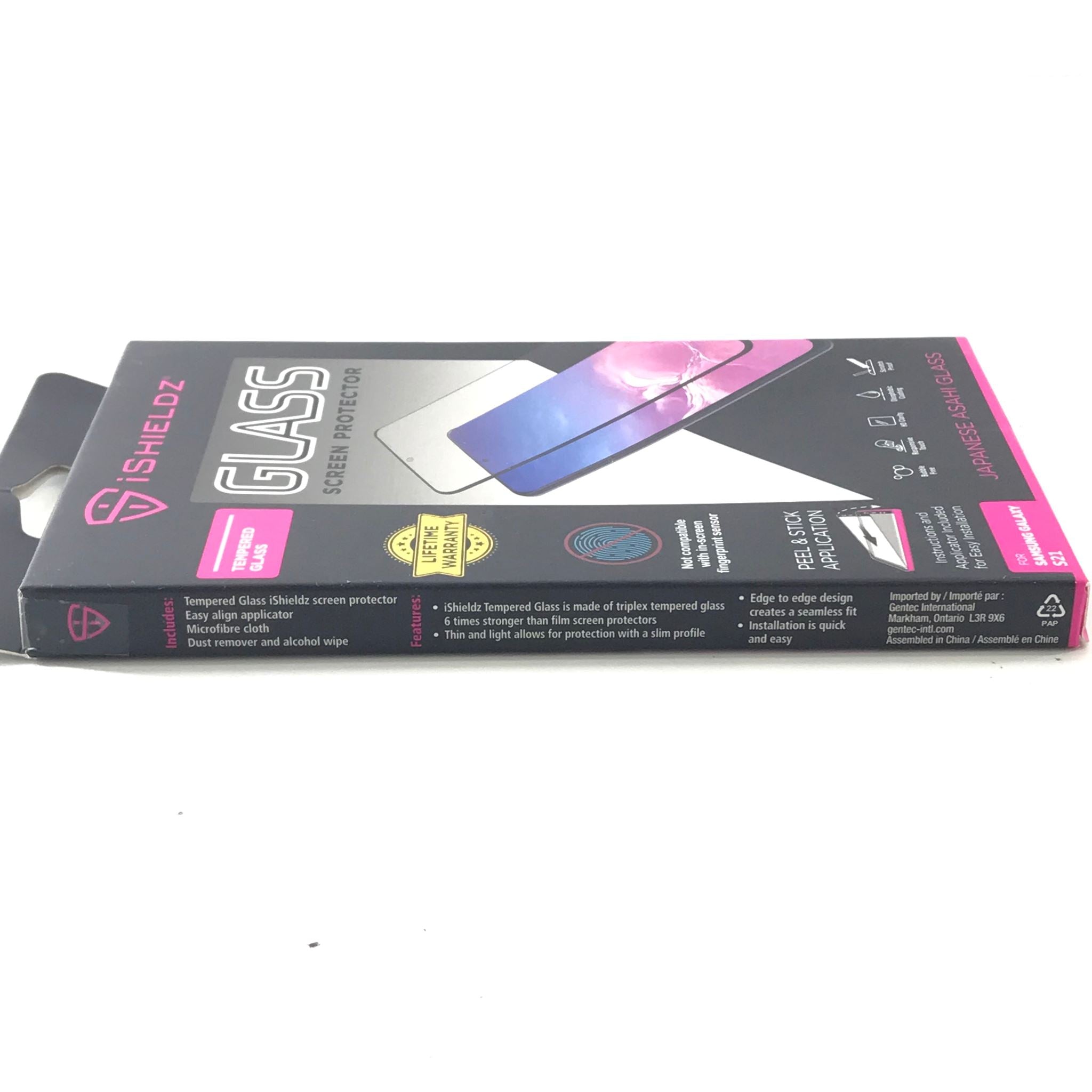 iShieldz Samsung Galaxy S21 Tempered Japanese Asahi Glass Screen Protector