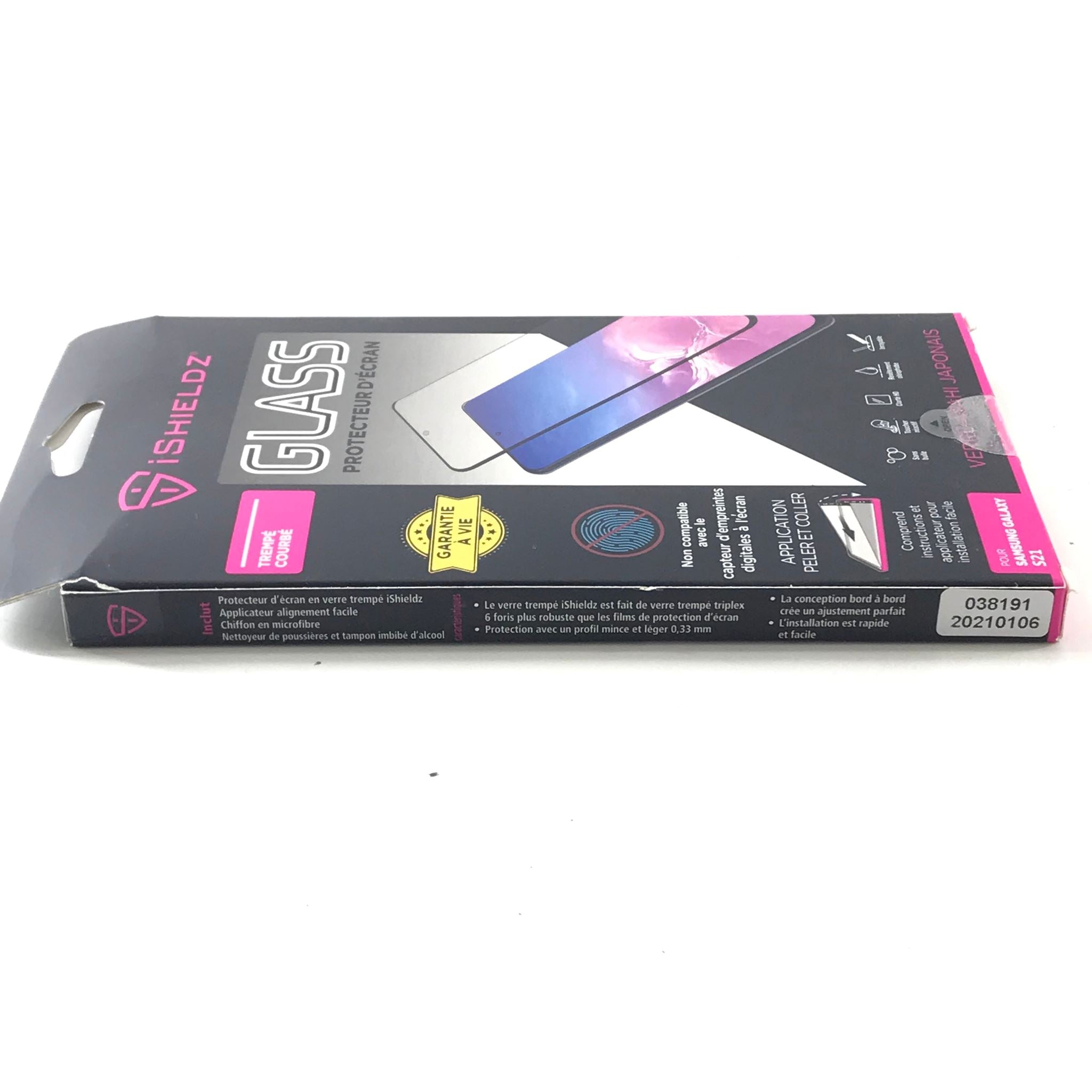 iShieldz Samsung Galaxy S21 Tempered Japanese Asahi Glass Screen Protector