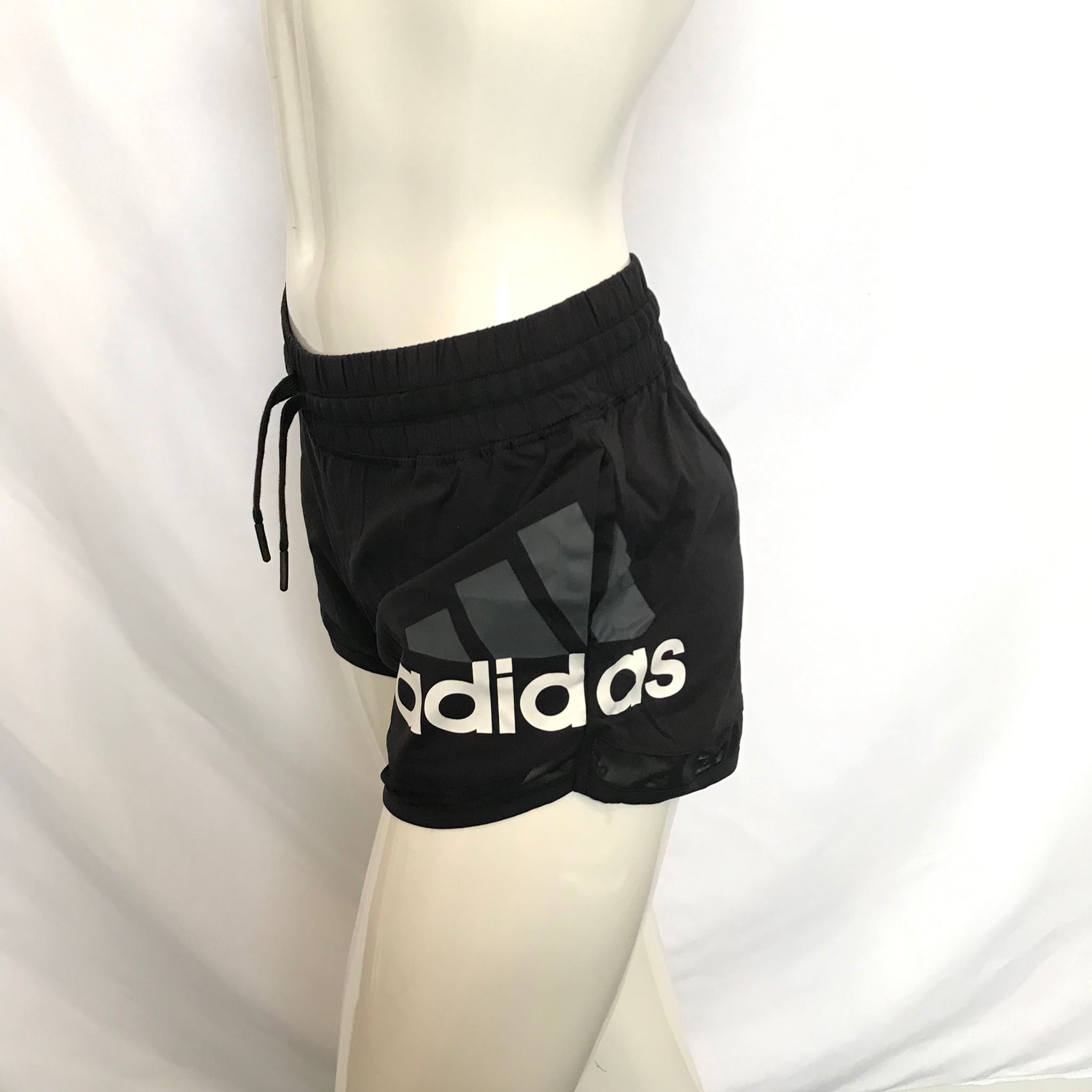 Adidas Gameday Women's Shorts with Mesh Strip Sz XS 24" Waist