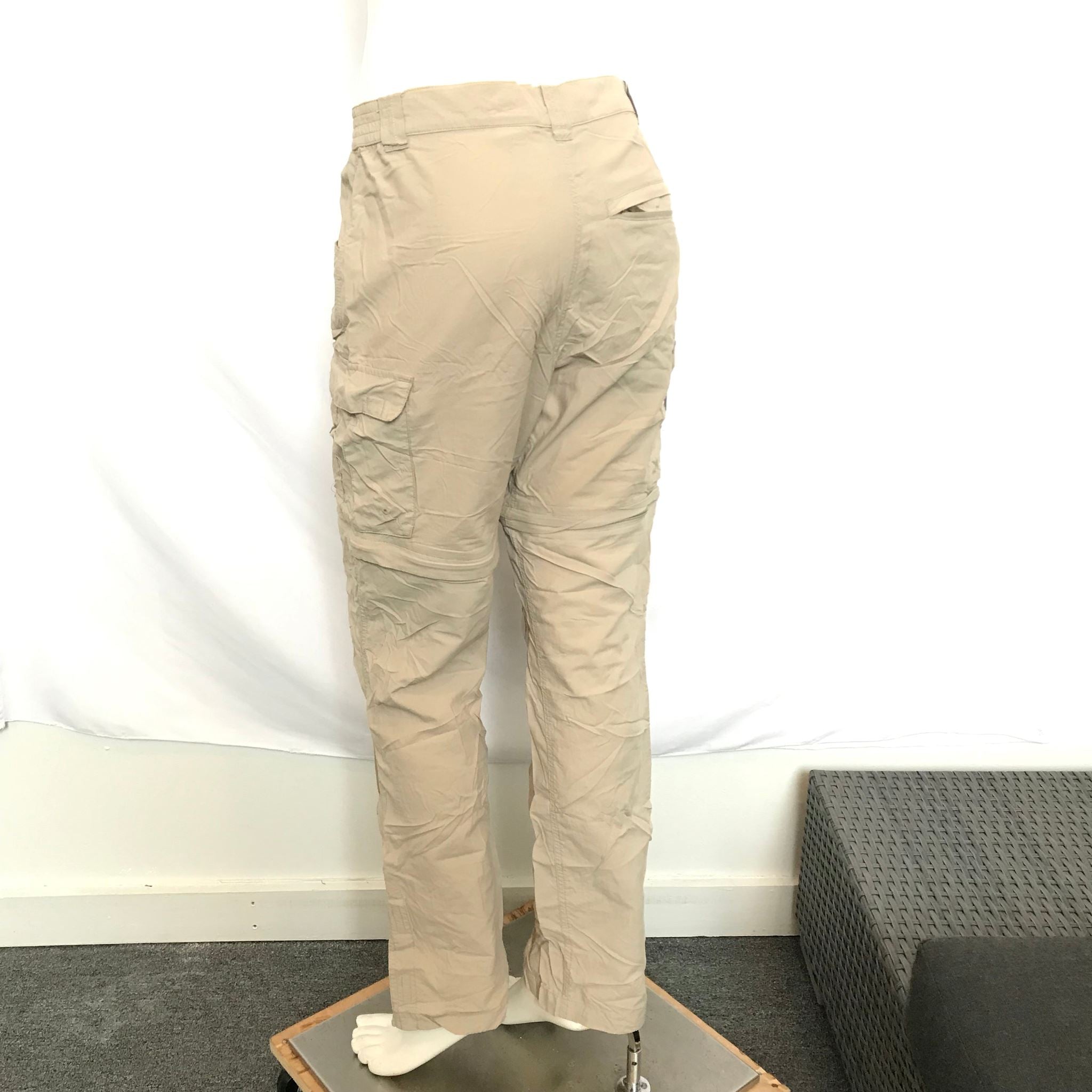 Columbia Titanium Women's Convertible Zip Off Pants Khaki Sz M