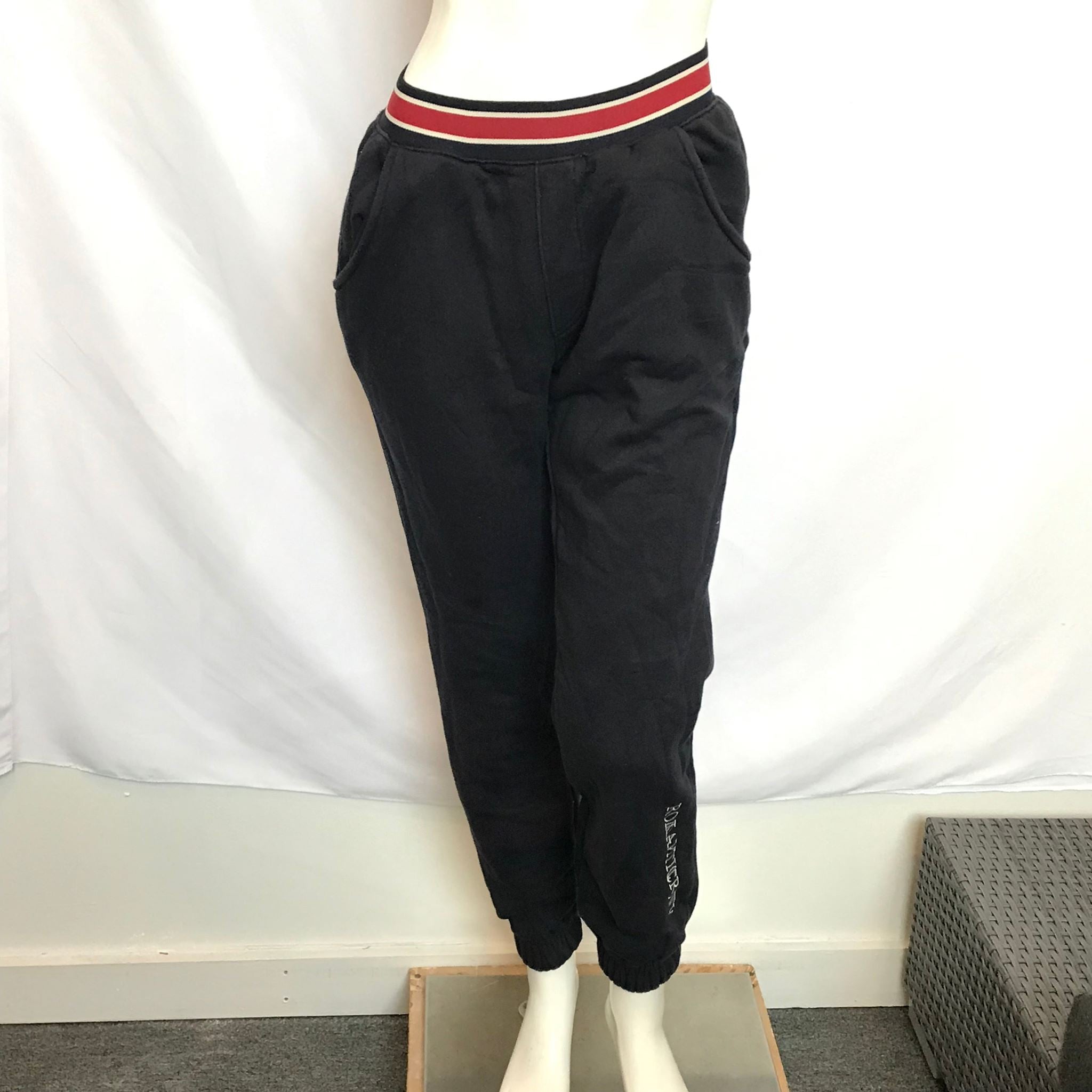 Romantic Crown Women's RMT CRW Pin Tuck Navy Blue Sweatpants Sz S