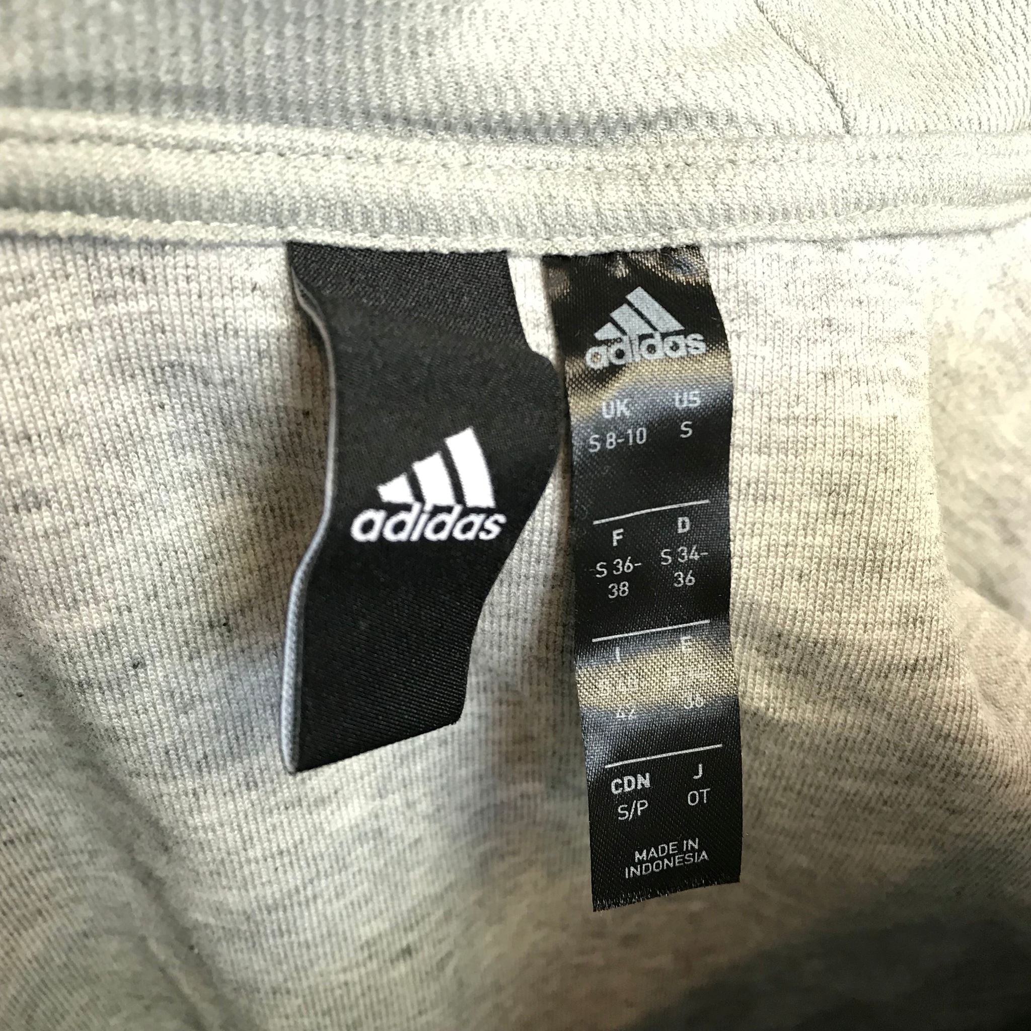 Adidas Women's Allover Print Hoodie Gray Print Sz S