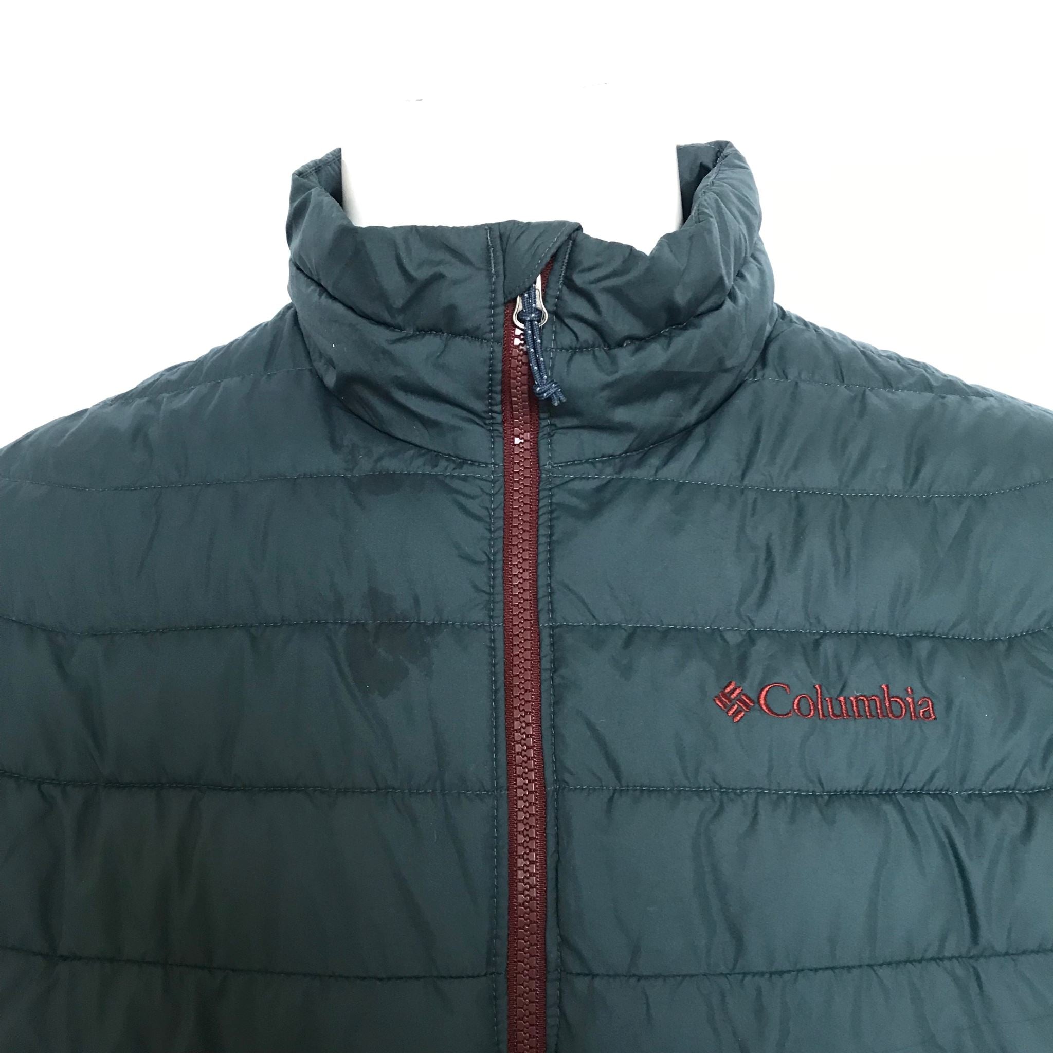 Columbia Men's Oyanta Trail Thermal Coil Insulated Jacket Sz M Dark Teal